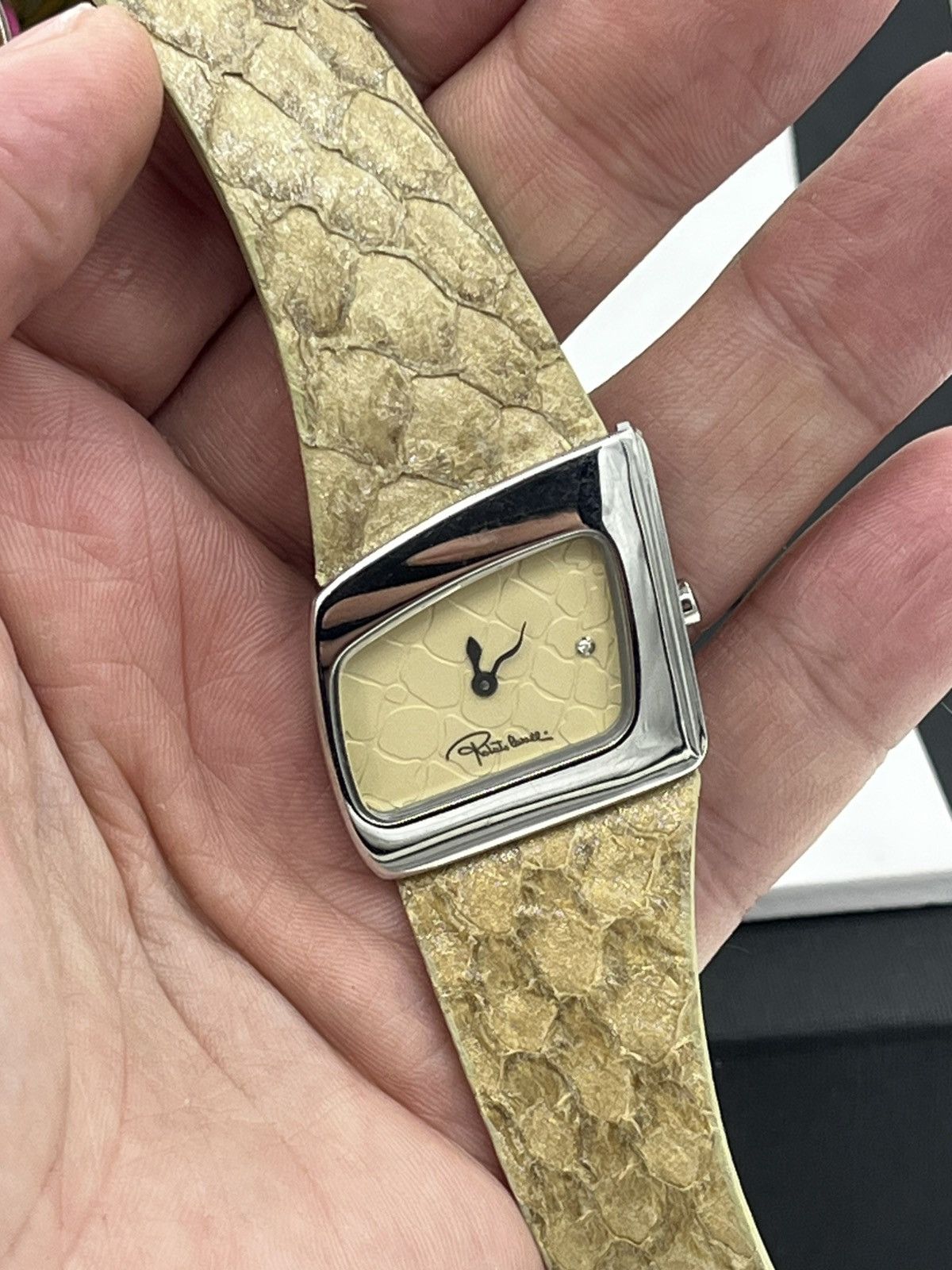 Roberto Cavalli Roberto Cavalli Women's Quartz Wristwatch Leather Strap -New Size ONE SIZE - 16 Thumbnail