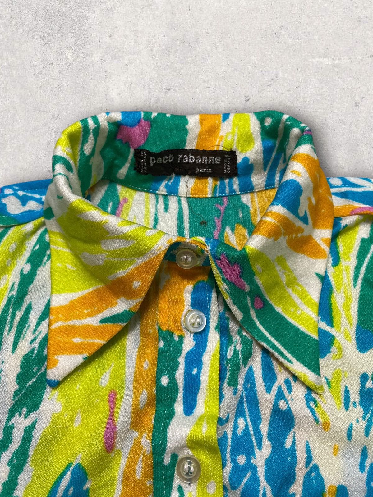 Paco Rabanne Paco Rabanne very rare vintage top tshirt polo 90s designer Size M / US 6-8 / IT 42-44 - 2 Thumbnail