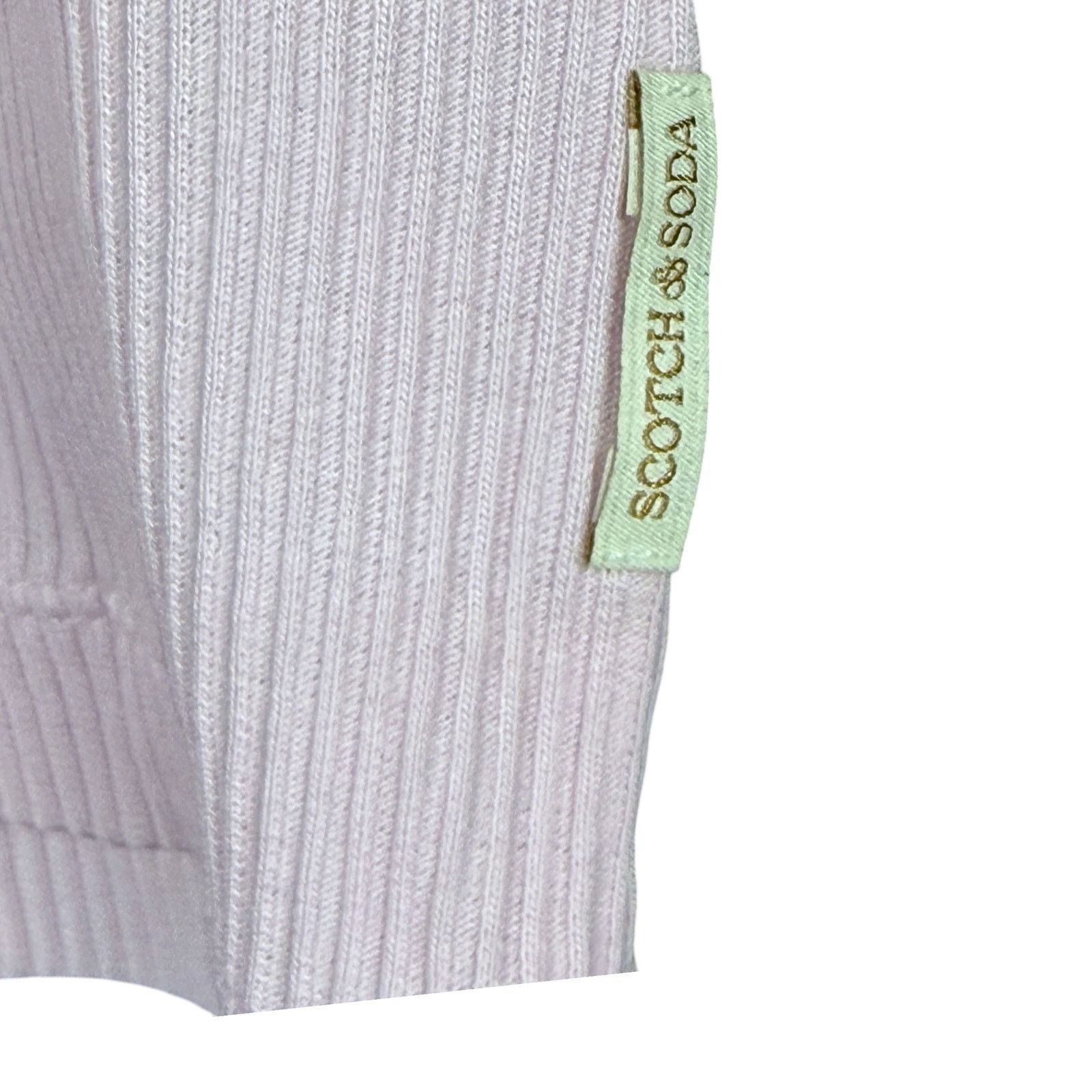 Scotch & Soda Scotch & Soda Women's XS Pink Ribbed Tank Top Luxury Summer Size XS / US 0-2 / IT 36-38 - 9 Thumbnail