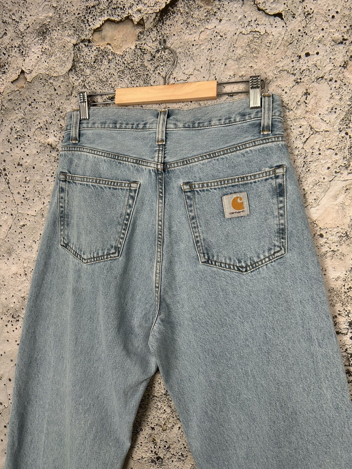 Carhartt Carhartt WiP Landon Pant Light Blue Baggy Denim Jeans Skate Size US 28 / EU 44 - 5 Thumbnail