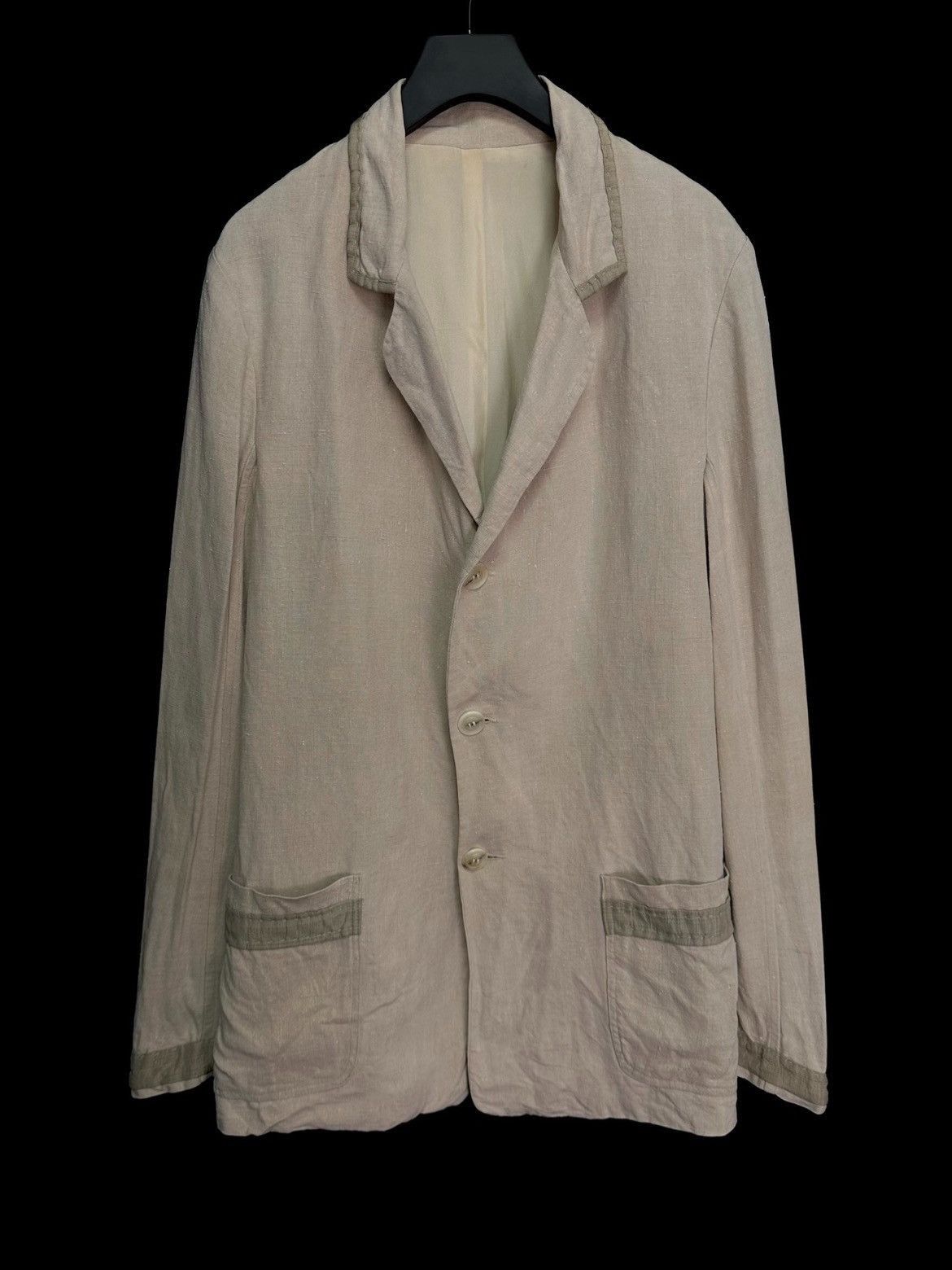 Casey Vidalenc Sz 44 Casey Vidalenc Inside Silk Linen Jacket Size US S / EU 44-46 / 1 - 2 Thumbnail