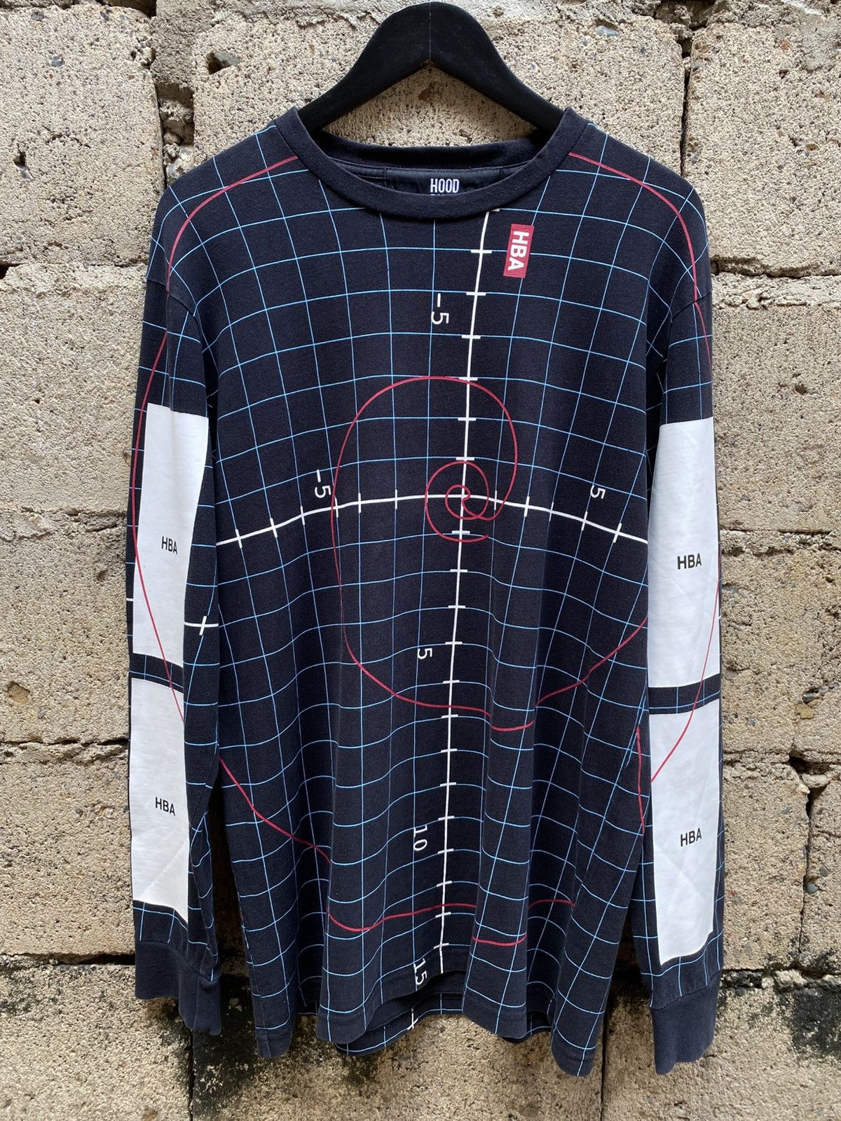 Hood By Air Hood by Air x H.R. Giger Spinal Print Longsleeve shirt