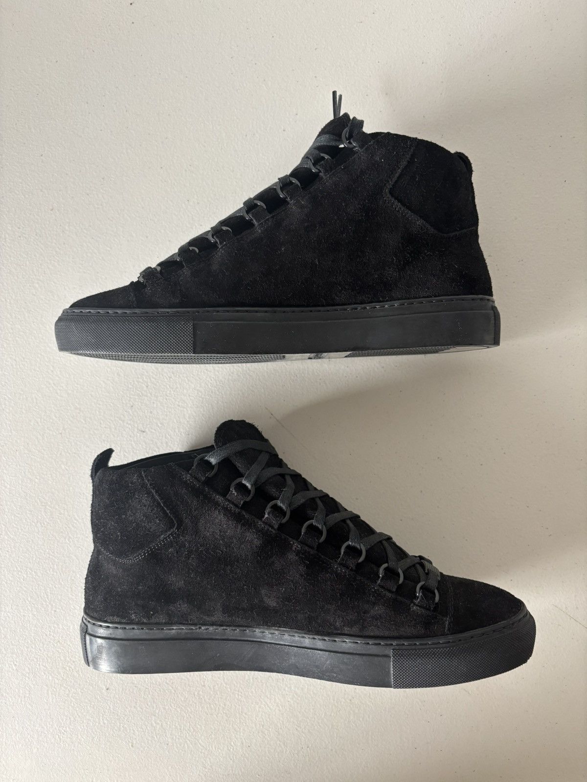 Balenciaga Balenciaga Arena High Black Suede EU 40 Size US 7 / EU 40 - 3 Thumbnail