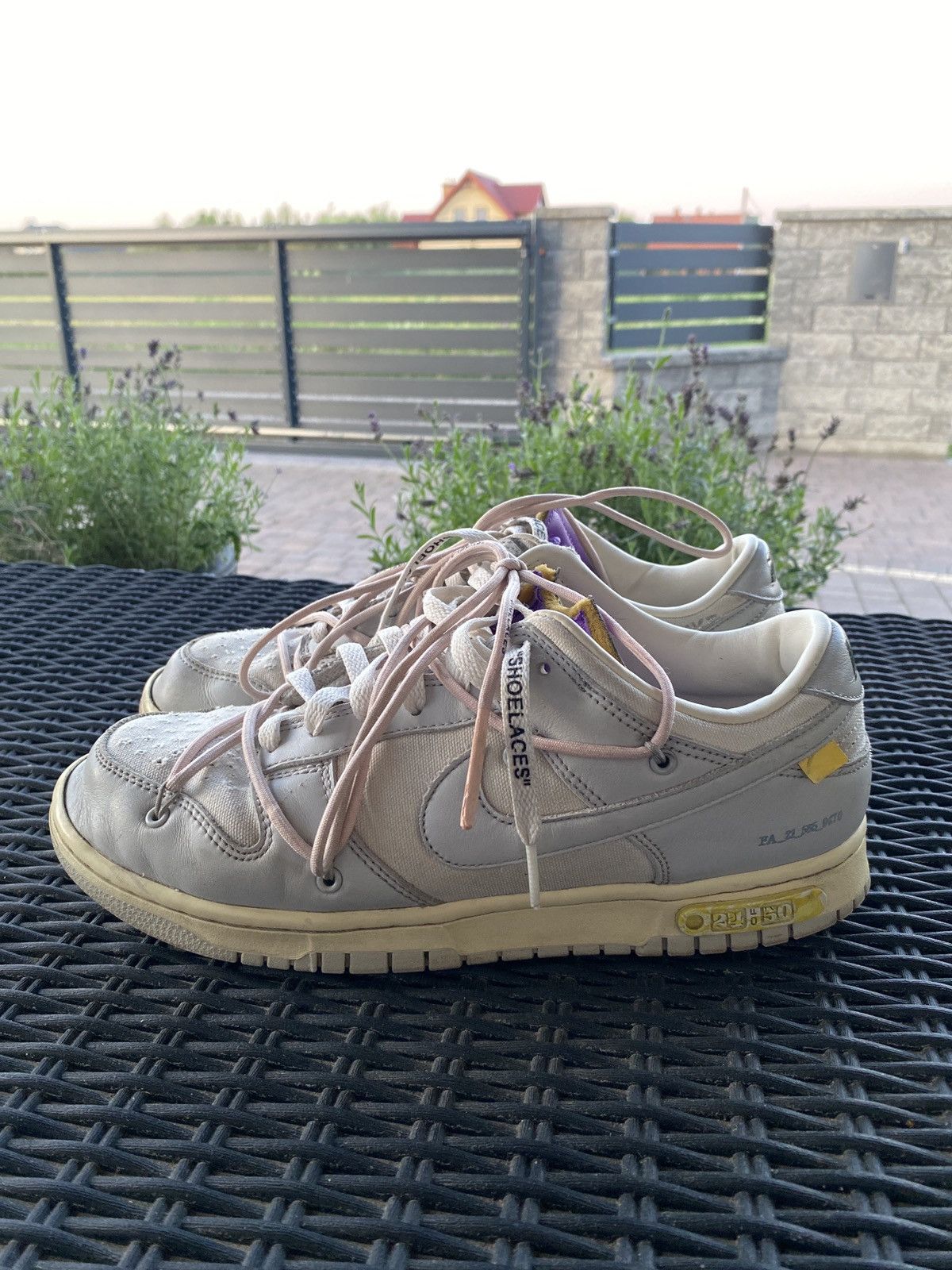 Nike × Off-White Nike dunk off white lot 24 Size US 9.5 / EU 42-43 - 6 Thumbnail