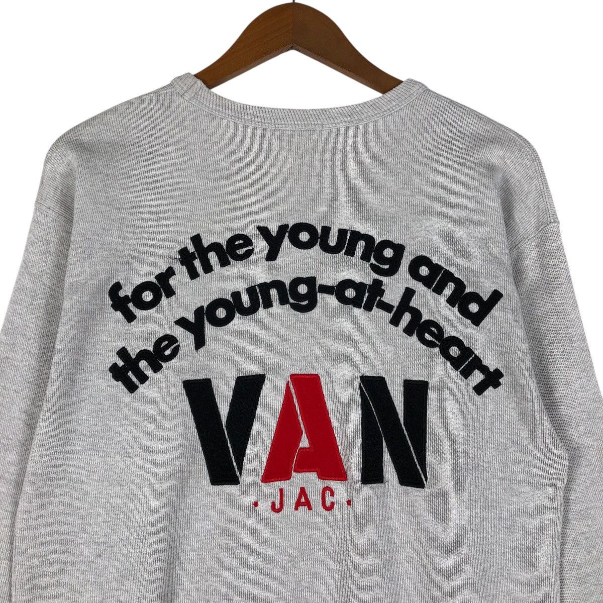 Japanese Brand × Vintage VAN JAC Big Back Embroidery Logo Sweatshirt Size US M / EU 48-50 / 2 - 4 Thumbnail