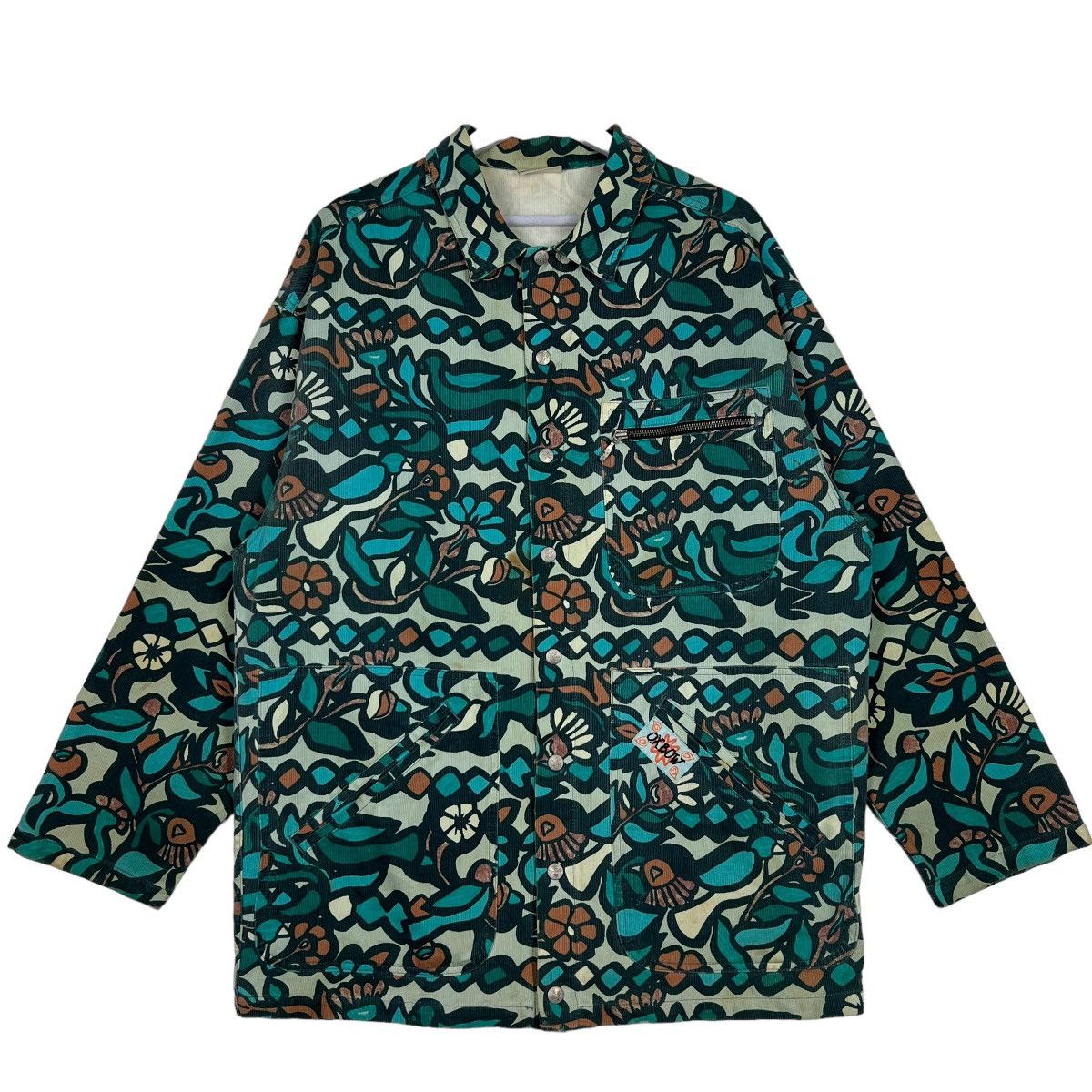 Oxbow 🔥 VINTAGE OXBOW OVER PRINT FLOWER JACKET MADE IN ITALY Size US M / EU 48-50 / 2 - 1 Thumbnail