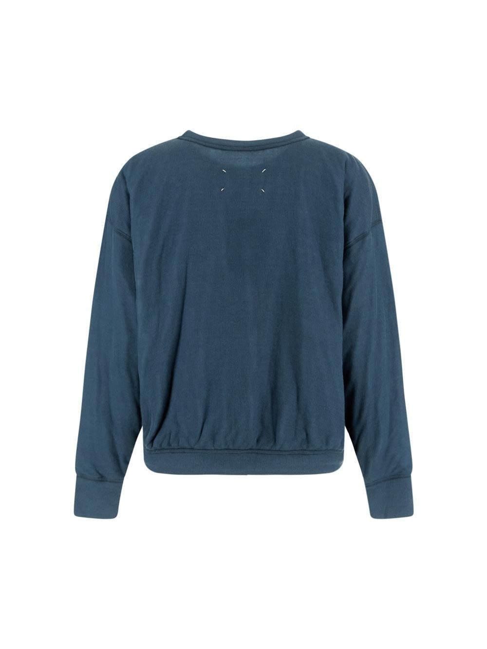 Maison Margiela o1y0625 Sweatshirt in Slate Blue Size S / US 4 / IT 40 - 2 Thumbnail