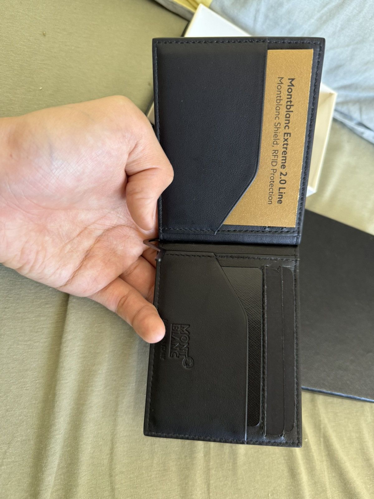 Montblanc Mont Blanc 6cc Wallet Size ONE SIZE - 3 Thumbnail