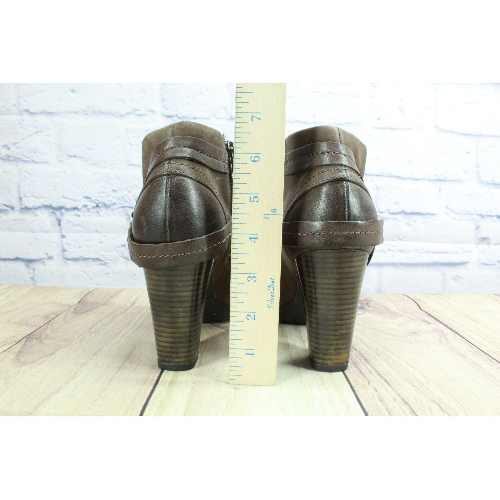 Clarks × Leather Clarks Indigo Lida Piper Women's Harness Boots Size US 9 / IT 39 - 6 Thumbnail