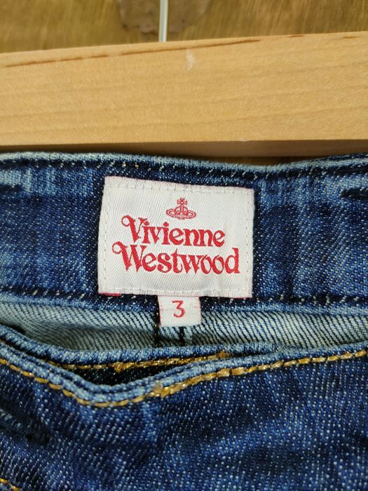 Vivienne Westwood Vivienne Westwood blue distressed denim pants #46-902DLL Size 29" - 8 Thumbnail