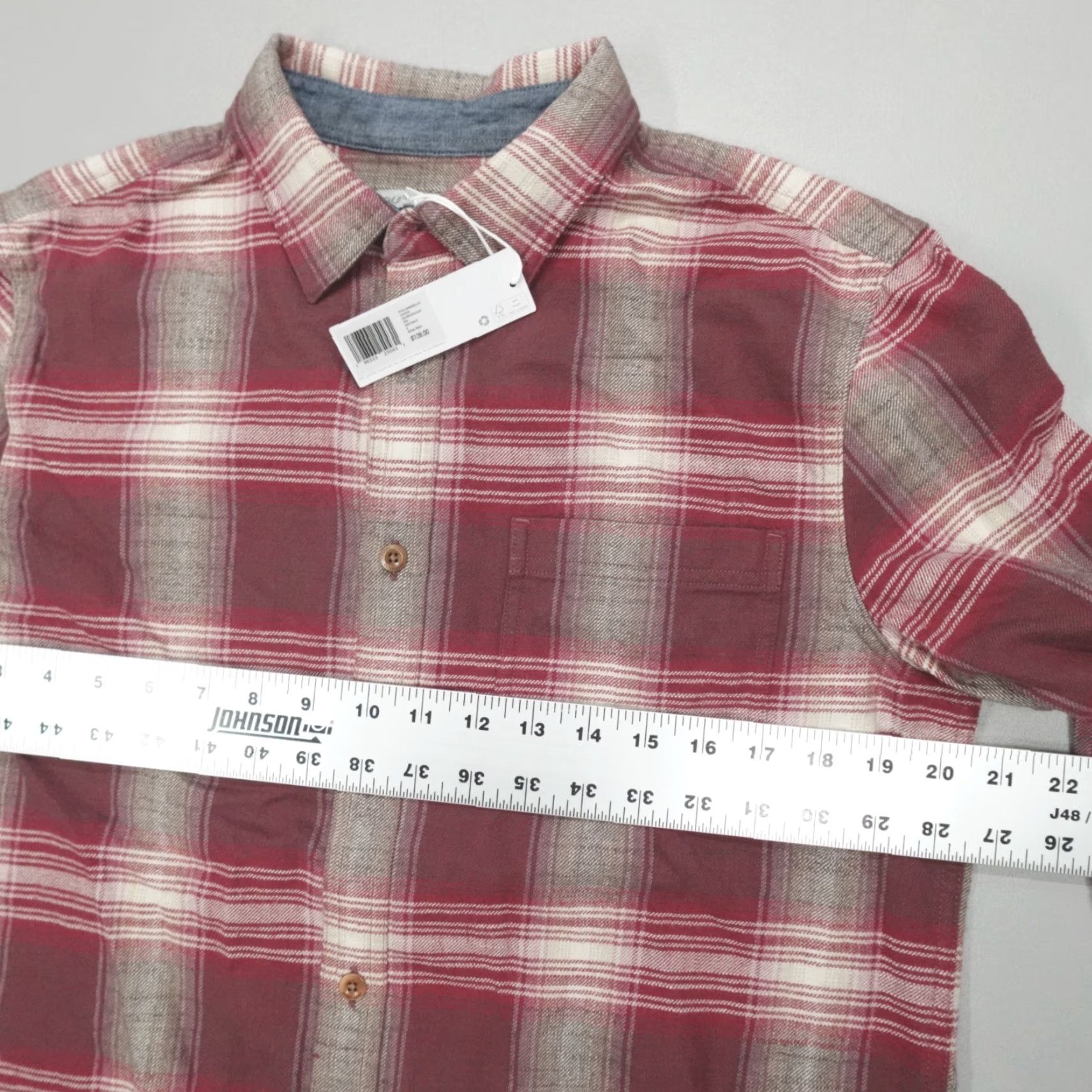 Outerknown Outerknown Button-Up Shirt Men S Flannel Plaid Thick All Seasons Heavyweight Multicolor Long Sleeve Casual Travel Size US S / EU 44-46 / 1 - 7 Thumbnail