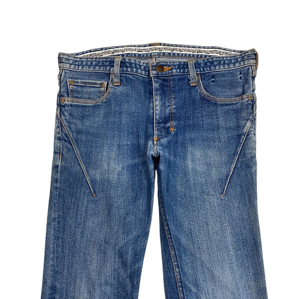 Number (N)ine Number Nine Pain Denim Pants Size US 32 / EU 48 - 2 Thumbnail