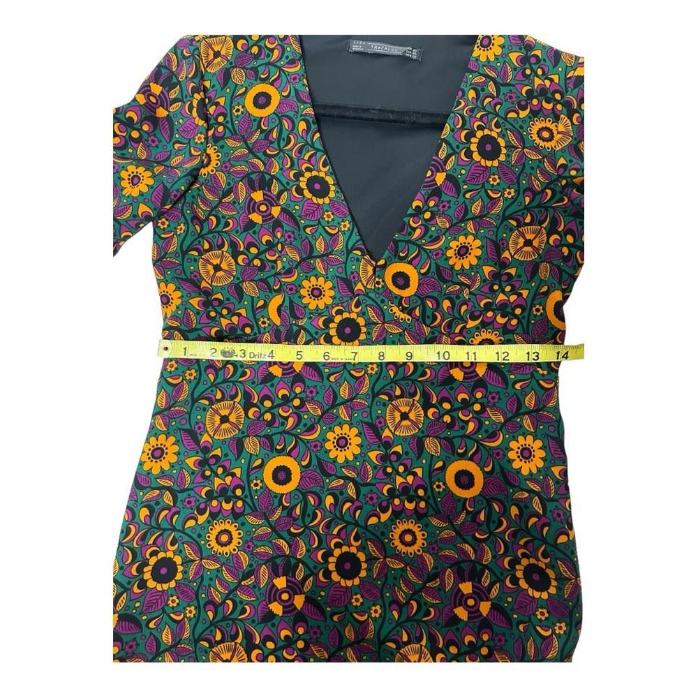 Zara Zara l Retro Floral Long Sleeve Dress XS Size XS / US 0-2 / IT 36-38 - 7 Thumbnail