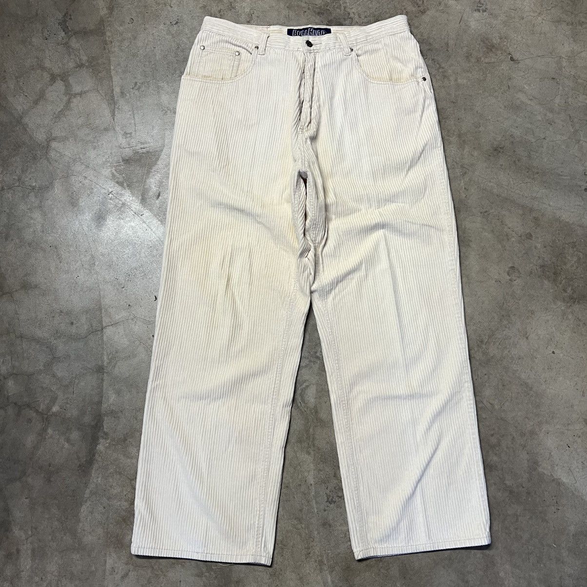 Vintage Y2K BullHead BAGGY Corduroy Wide-Leg Pants