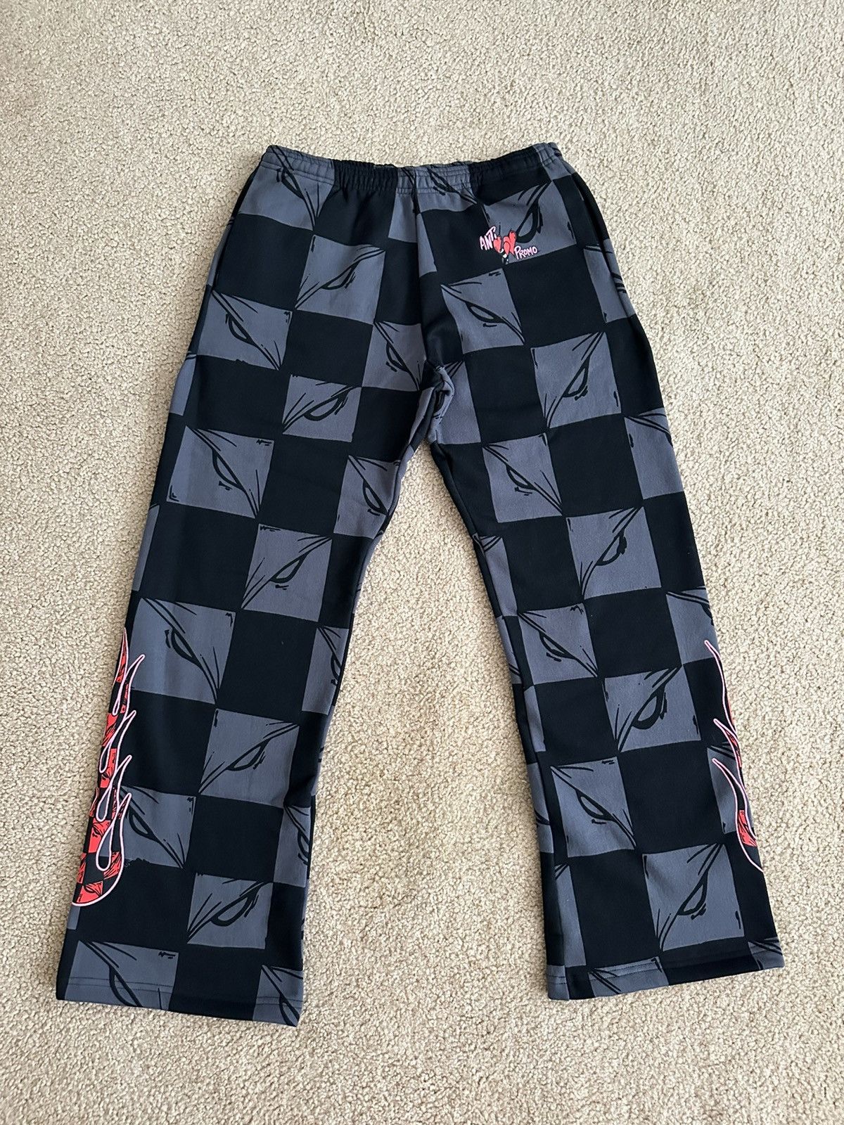 Matty Boy Anti Promo 99 Eyes Flamher Sweatpants Size Medium