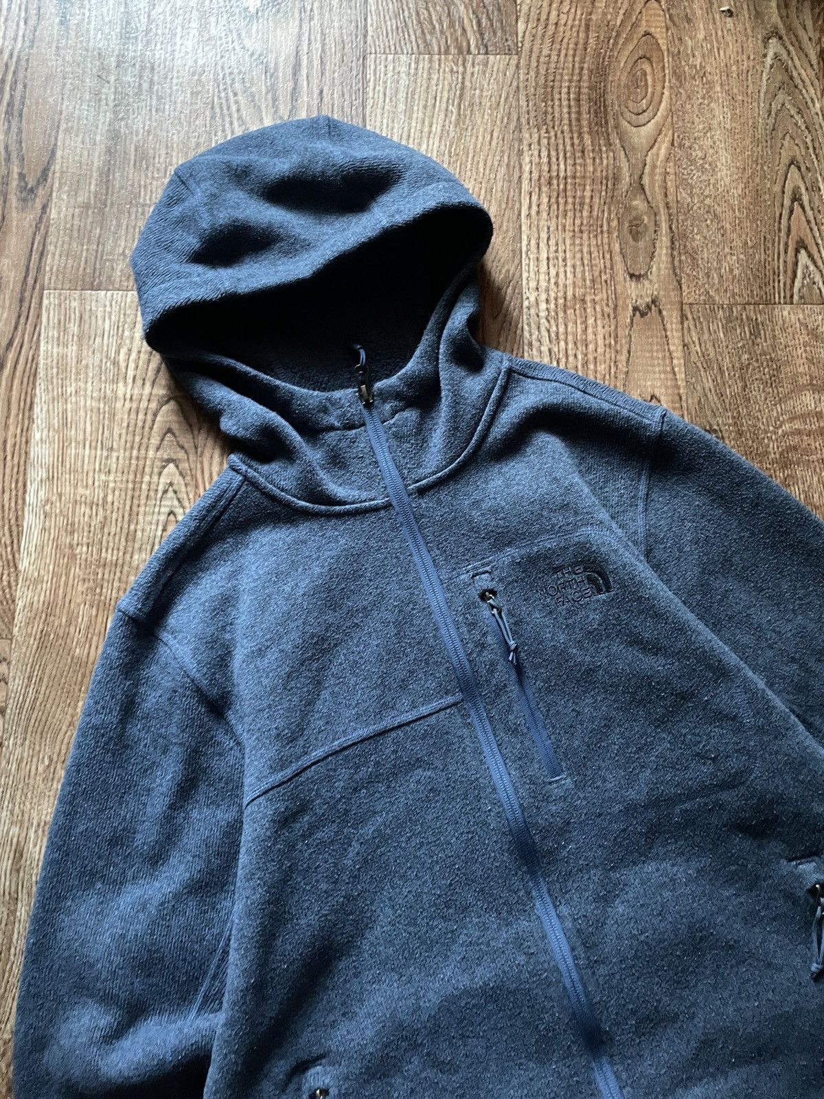 The North Face The North Face Fleece Hoodie Jacket Half Zip Logo Hooded Size US M / EU 48-50 / 2 - 3 Thumbnail