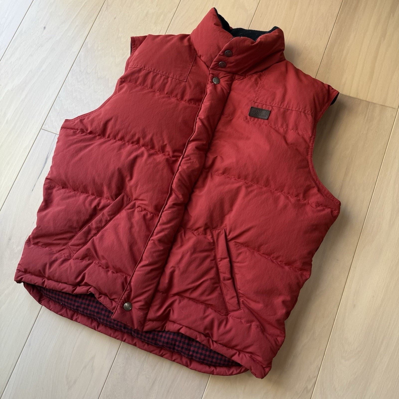 Polo Ralph Lauren Vintage Polo Ralph Lauren Down Vest M Red Full Zip Puffer Size US M / EU 48-50 / 2 - 9 Thumbnail