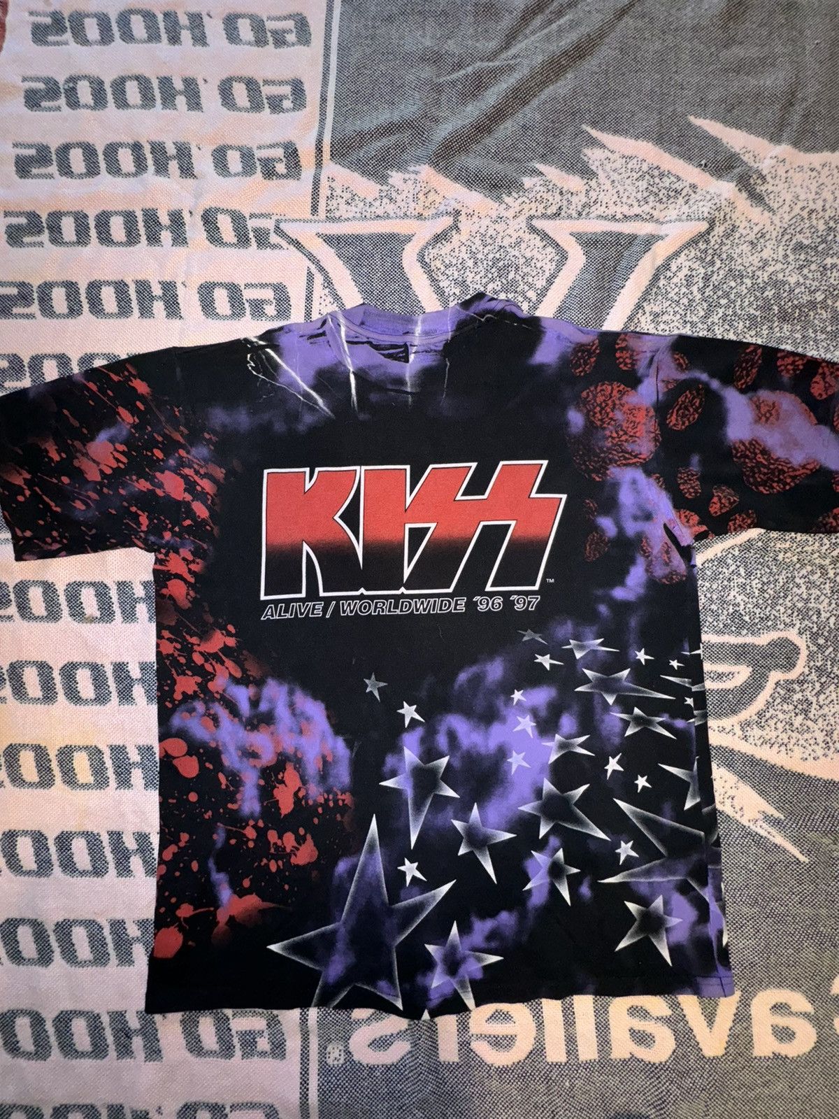 All Sport × Vintage 96-97 KISS CONCERT TEE Size US XL / EU 56 / 4 - 5 Thumbnail