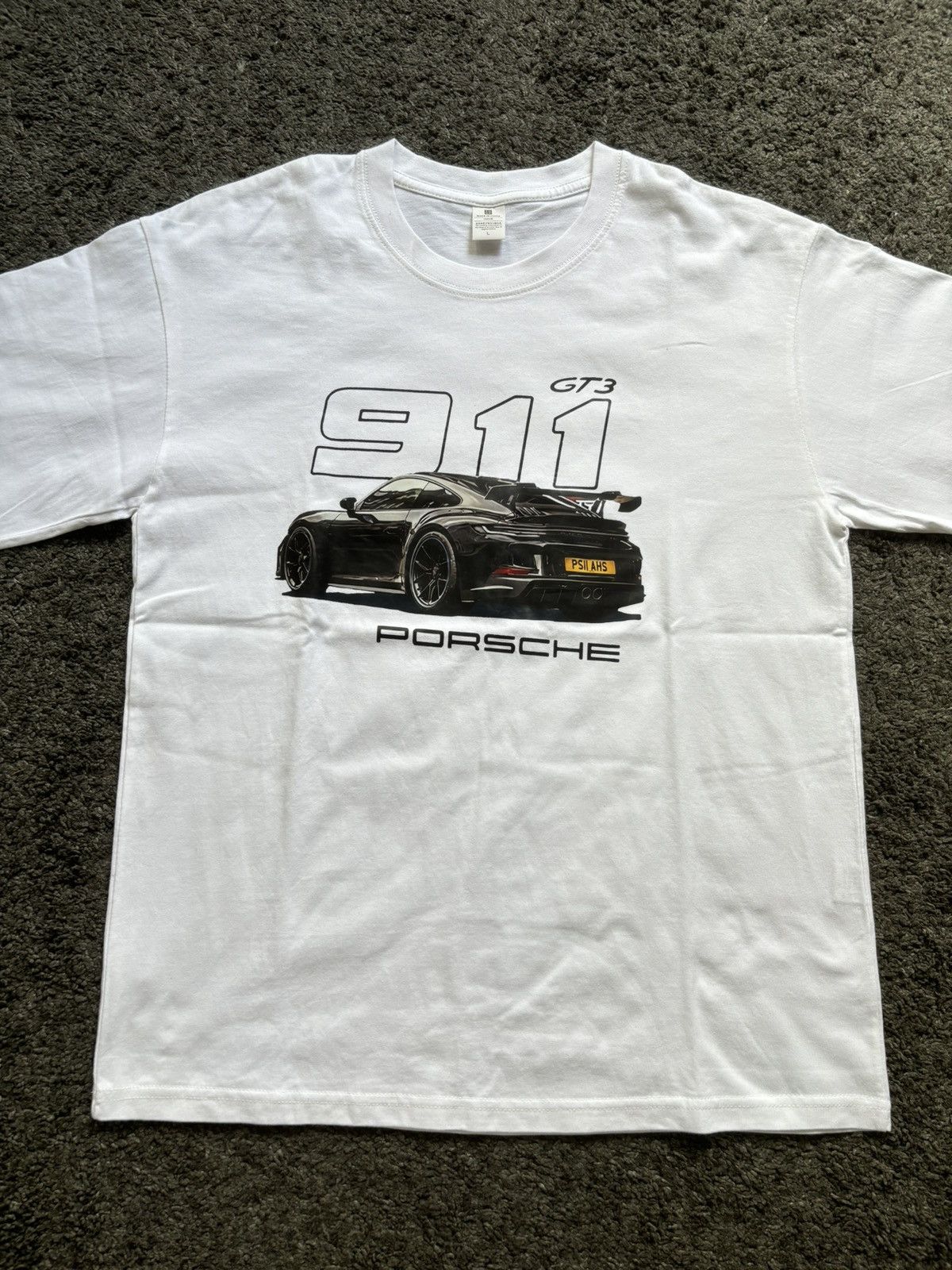 Porsche Design × Vintage Vintage racing Porsche 911 GT3 heavyweight white tee Size US M / EU 48-50 / 2 - 4 Thumbnail