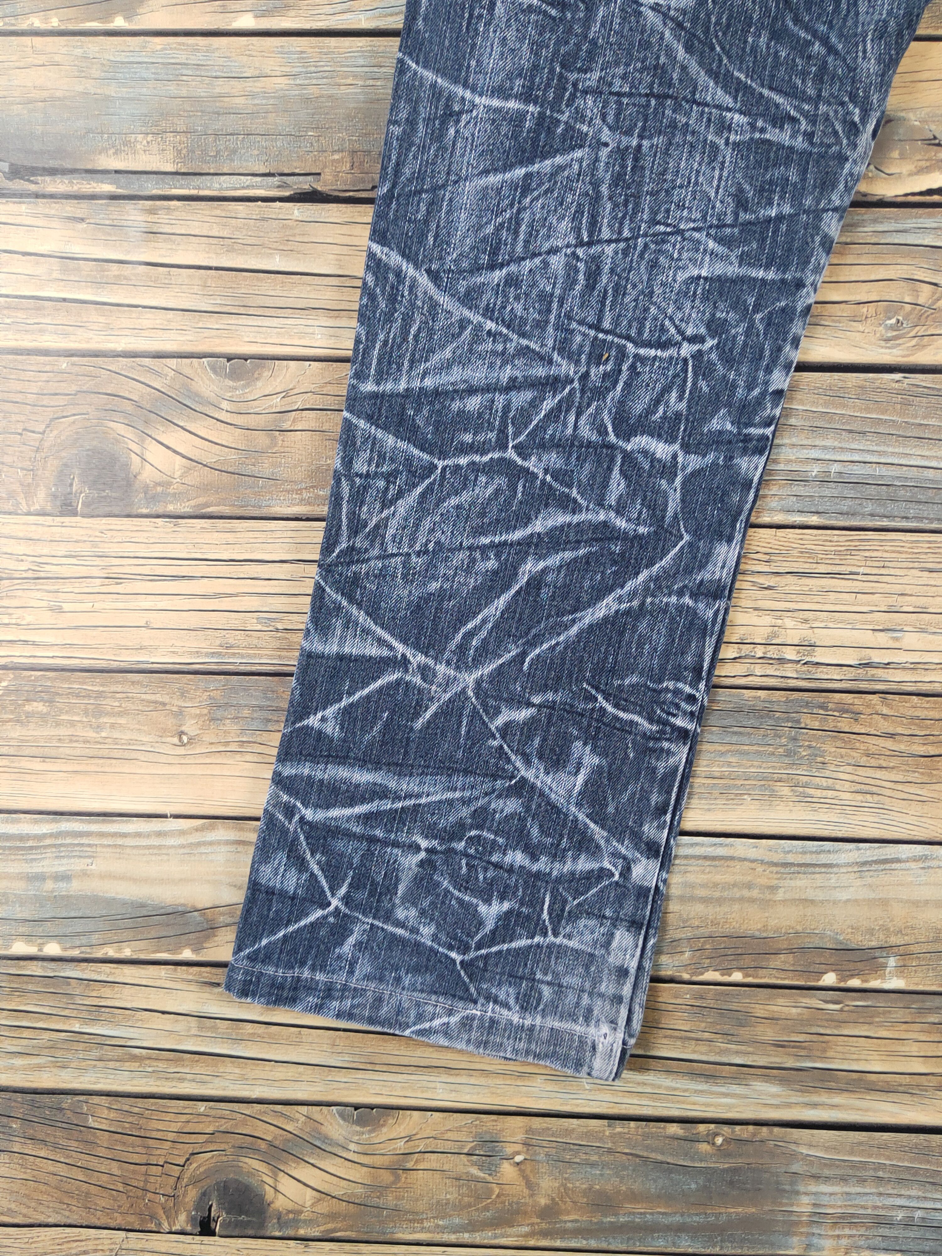 Japanese Brand Dominate Dark Blue Distressed Ripped denim Jeans #W1882 Size US 30 / EU 46 - 10 Thumbnail