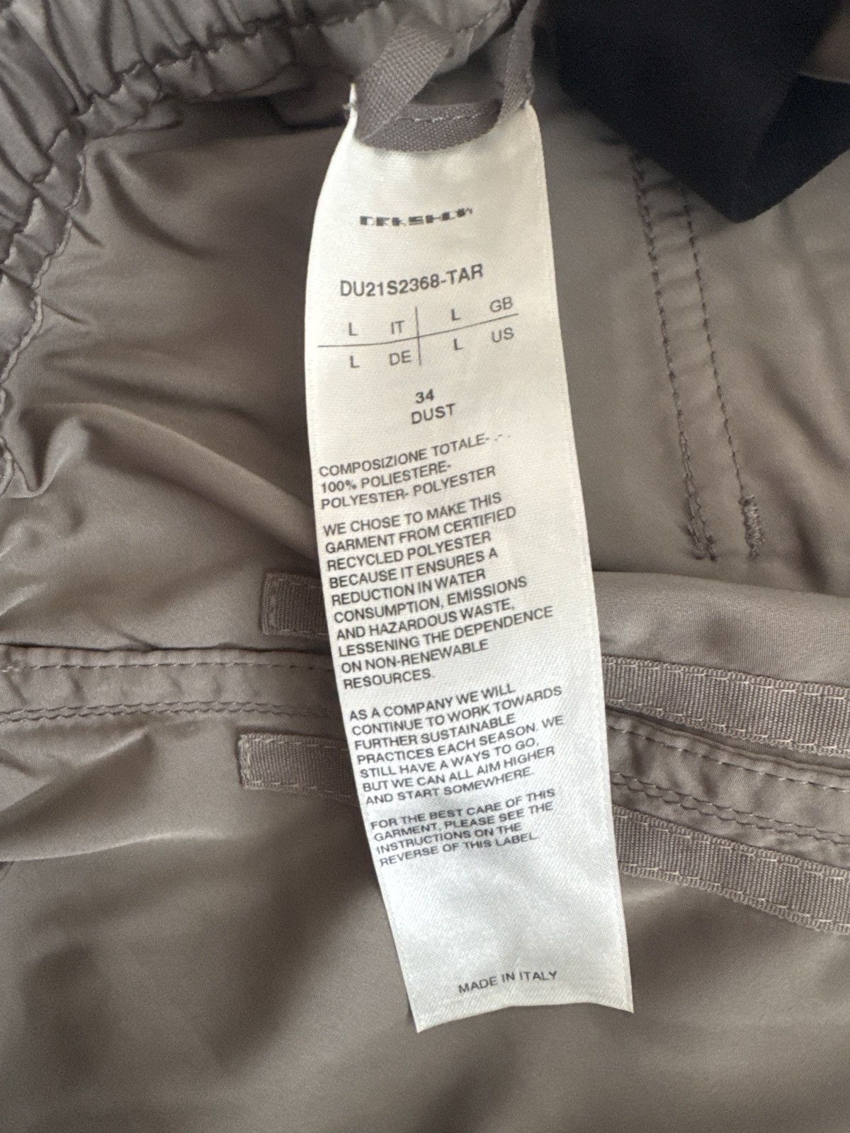 Rick Owens Drkshdw Rick Owens Drkshdw Size US 34 / EU 50 - 3 Thumbnail