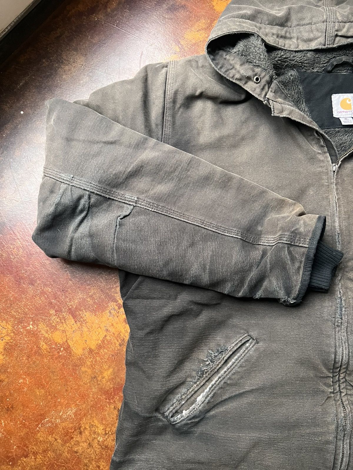 Carhartt Distressed Vintage Carhartt jacket Size US XL / EU 56 / 4 - 6 Thumbnail