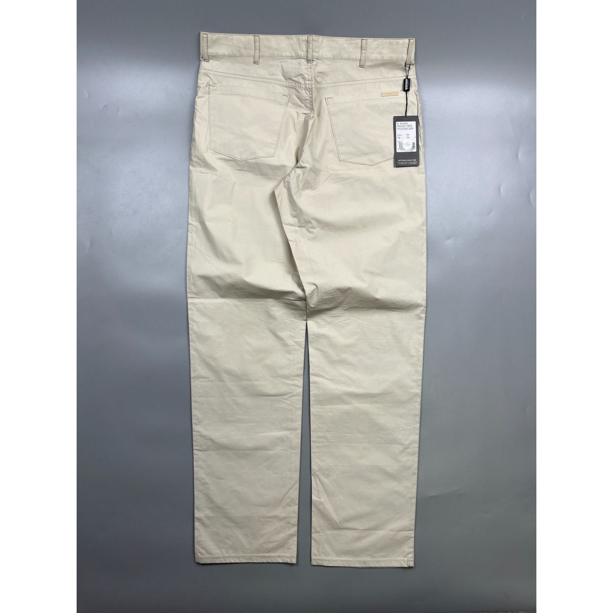 Trussardi Trussardi Sport Beige Coated Cotton Pants (Y0988) Size US 38 / EU 54 - 14 Thumbnail