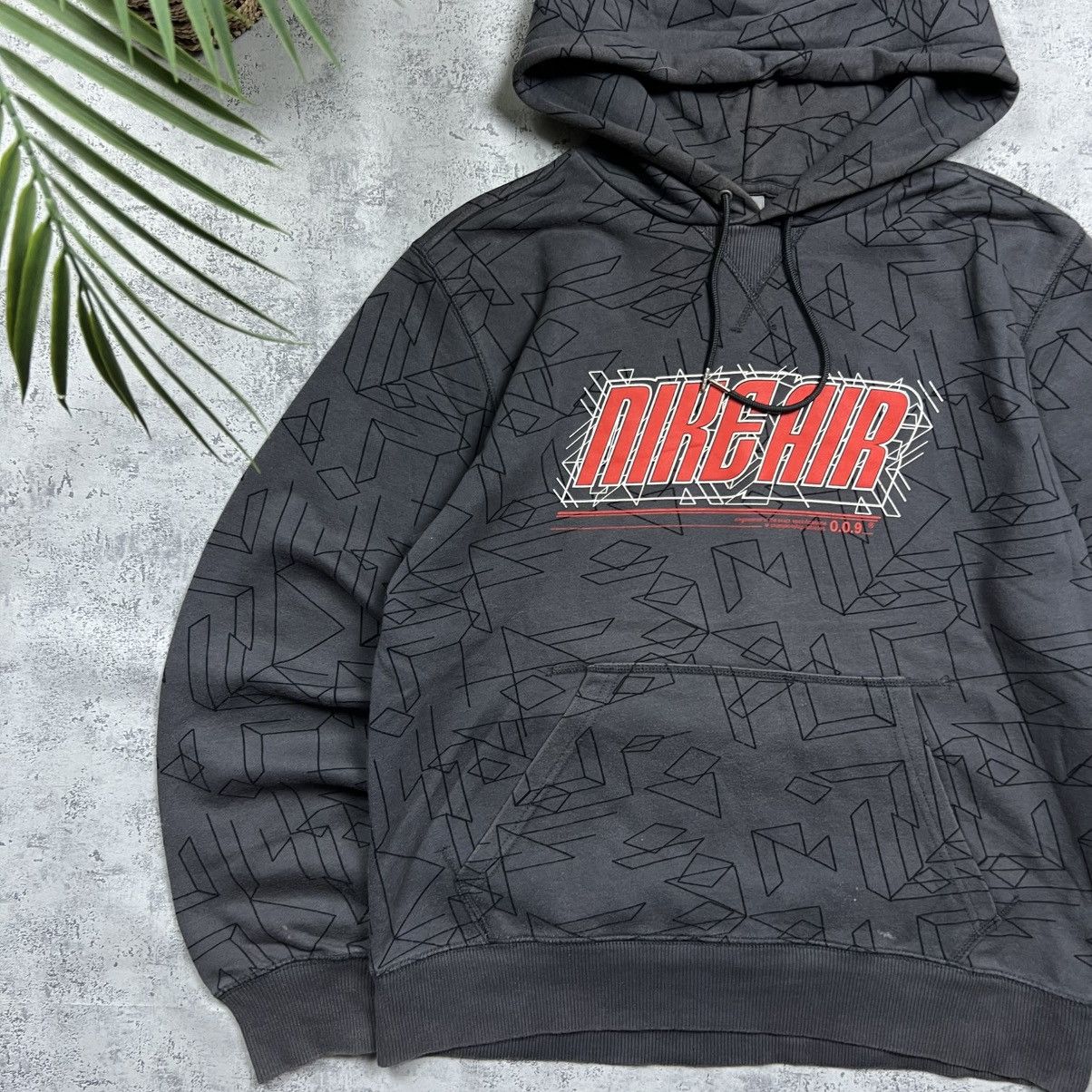 Nike 00s NIKE AIR BIG LOGO VINTAGE Y2K OVERSIZED PULLOVER HOODIE Size US M / EU 48-50 / 2 - 2 Thumbnail