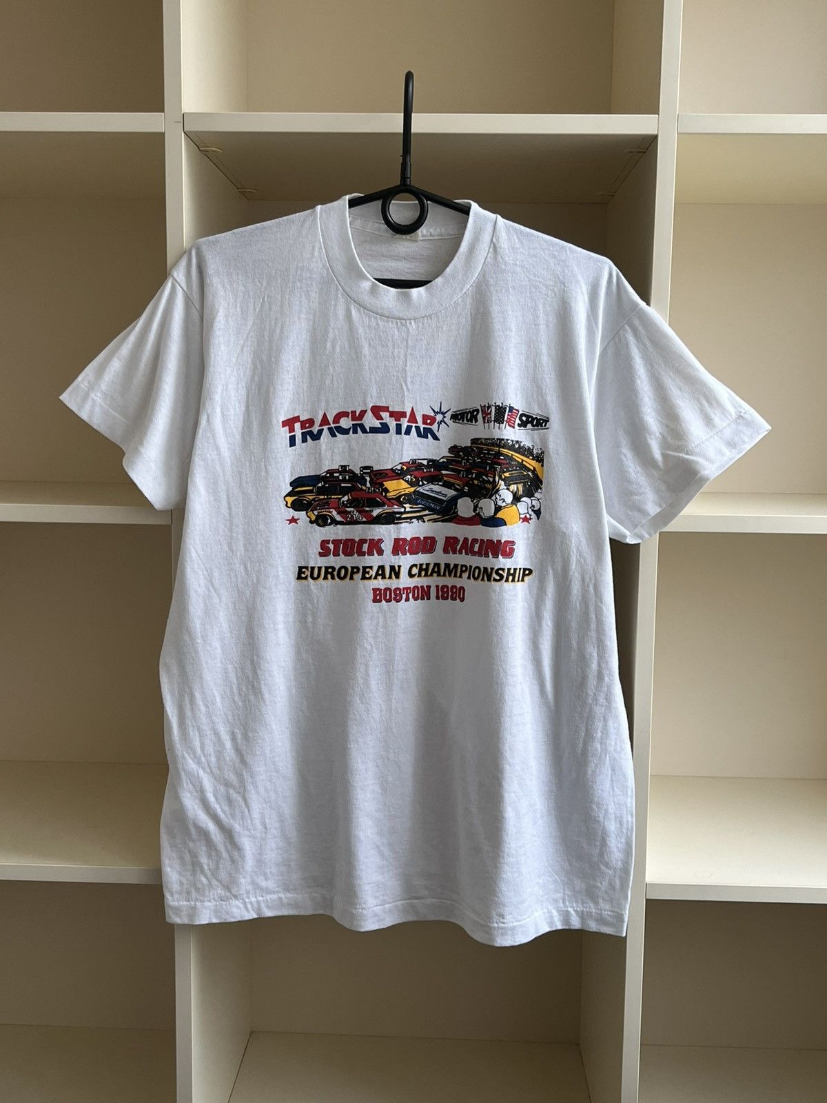 Vintage Vintage 1990 Stock Rod Racing Boston T-Shirt RARE Size US XL / EU 56 / 4 - 1 Thumbnail