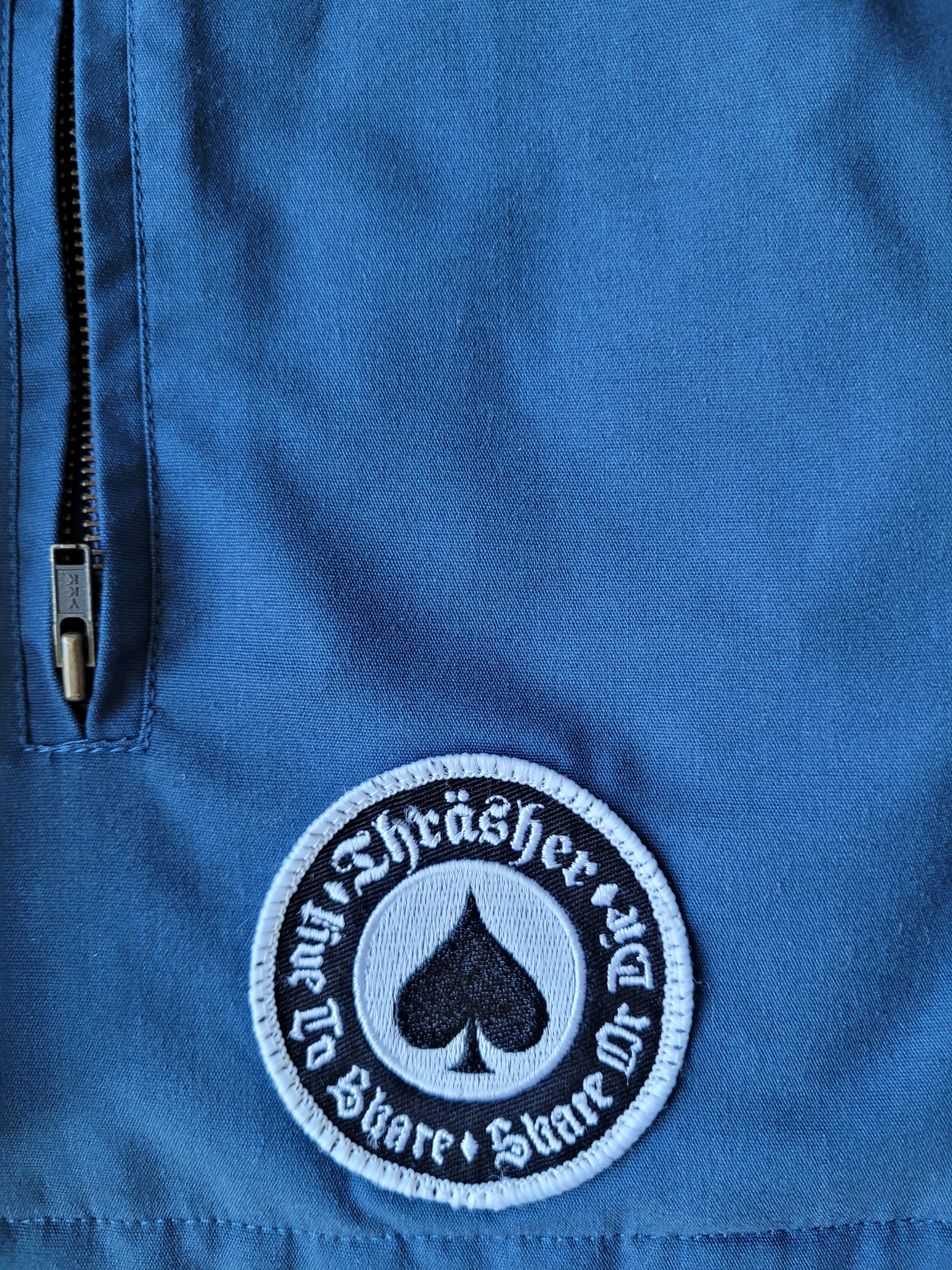 Supreme Supreme x Thrasher Skate And Destroy Blue Bomber Jacket (M) Size US M / EU 48-50 / 2 - 6 Thumbnail