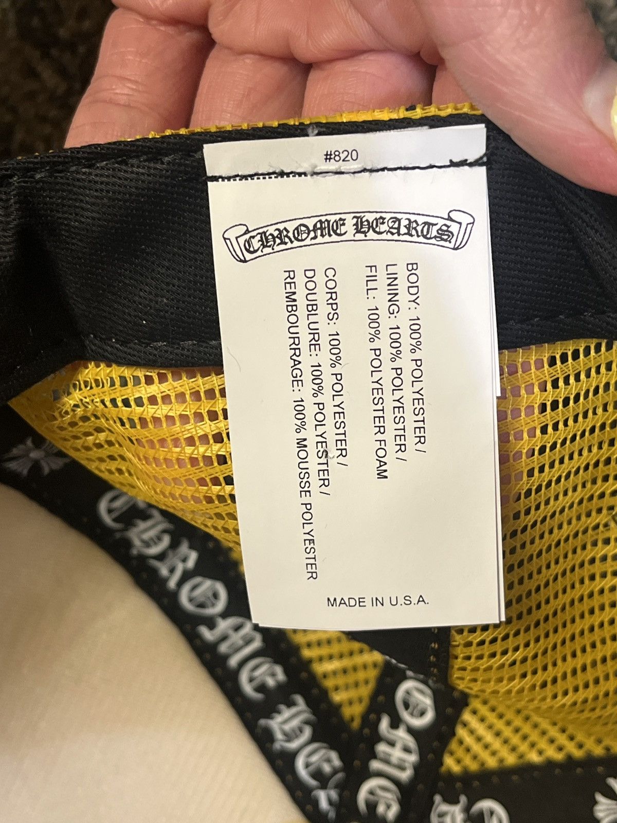 Chrome Hearts Cemeter Trucker cap main image 0