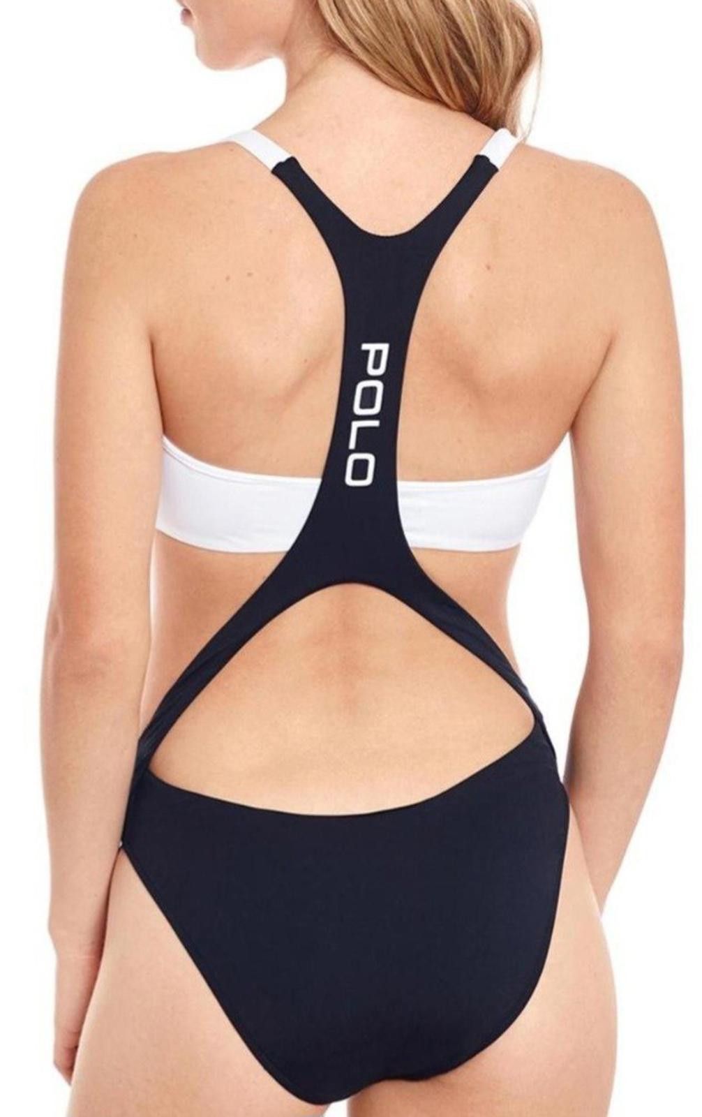 Polo Ralph Lauren NWT Polo Ralph Lauren Swirl One-Piece Swimsuit Swimwear Size US XXL / EU 58 / 5 - 1 Thumbnail