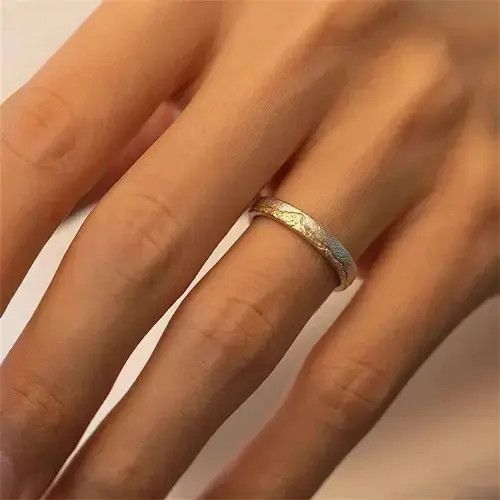 Vintage Men Ring 925 Sterling Silver Jewelry Adjustable GoldMountain Size ONE SIZE - 3 Thumbnail