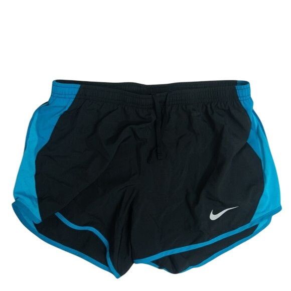 Nike Nike Black & Aqua Dri-Fit Running Shorts Size 27" / US 4 / IT 40 - 6 Thumbnail