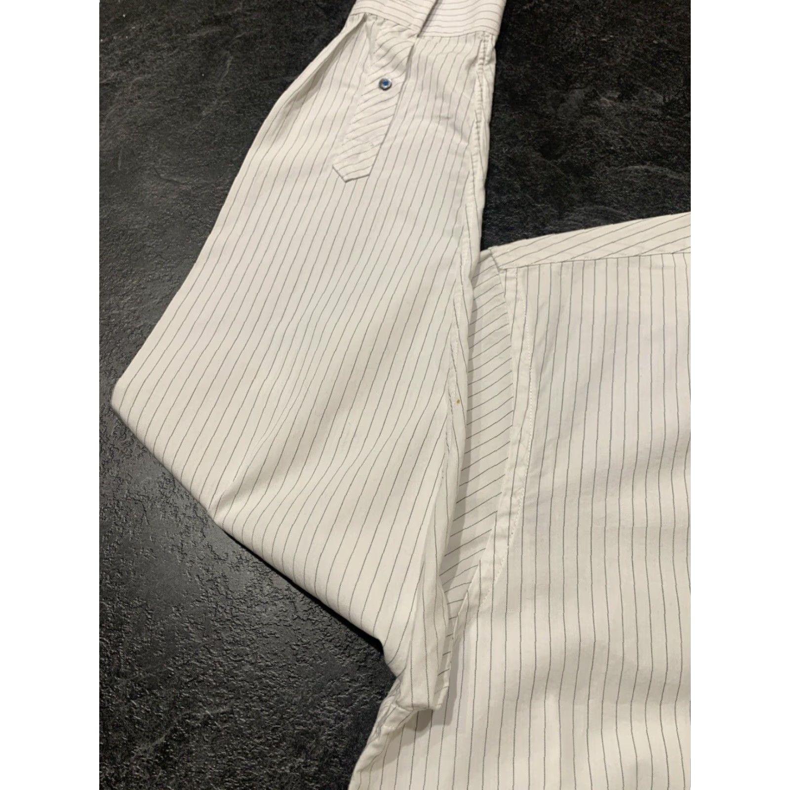 American Eagle Outfitters American Eagle Outfitters Button-Up Shirt Men’s Large Long Sleeve Striped White Casual Modern Size US L / EU 52-54 / 3 - 6 Thumbnail