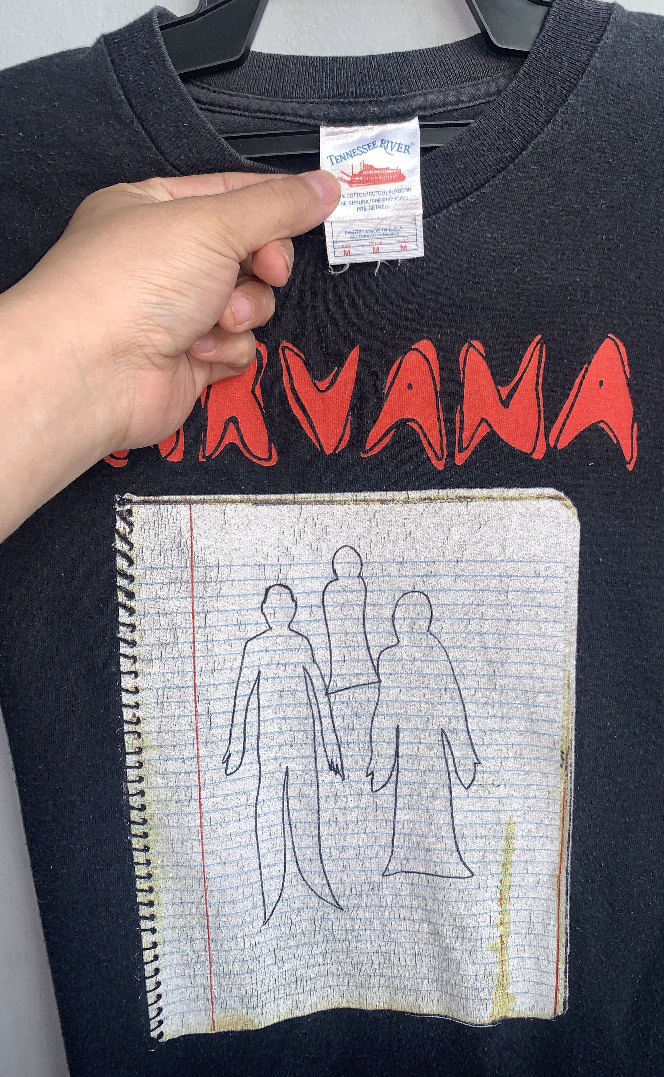 Nirvana Nirvana 2003 Ghost Notebook Tour End Of Music Vintage Shirt Size US M / EU 48-50 / 2 - 2 Thumbnail