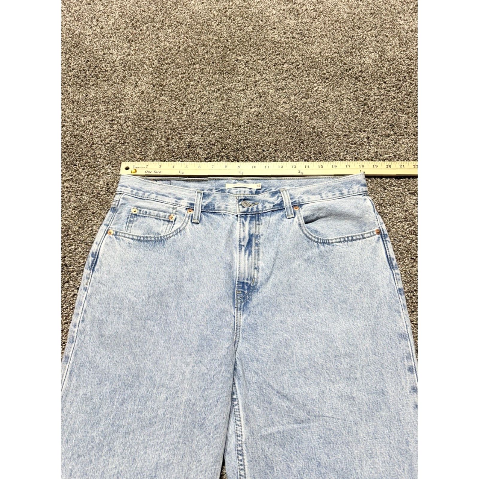 Levi's Levi’s Low Pro Straight Women’s Jeans Size 32 Light Wash Blue Denim 36X32 High Size 24" / US 00 / IT 34 - 7 Thumbnail