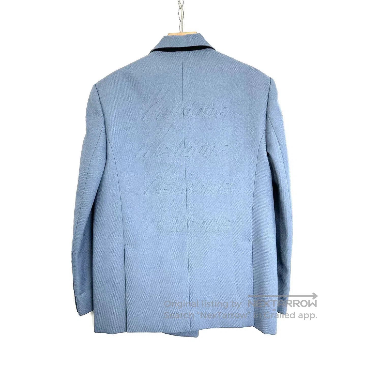 WE11DONE Blue Structured Blazer - XS. Size US XS / EU 42 / 0 - 2 Thumbnail
