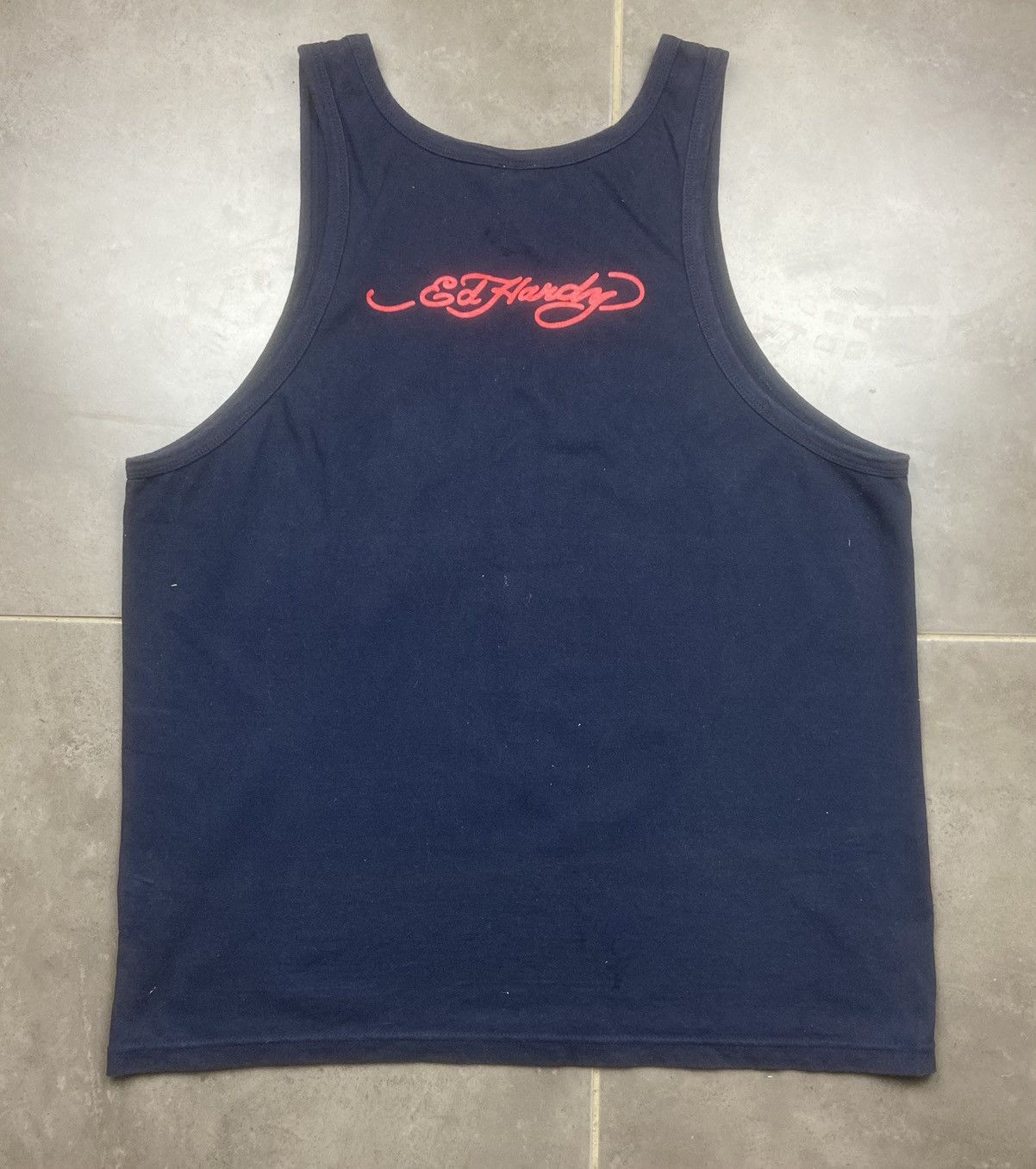 Ed Hardy Ed Hardly. Singlet. Kills. Love Slowly. Size US XL / EU 56 / 4 - 5 Thumbnail