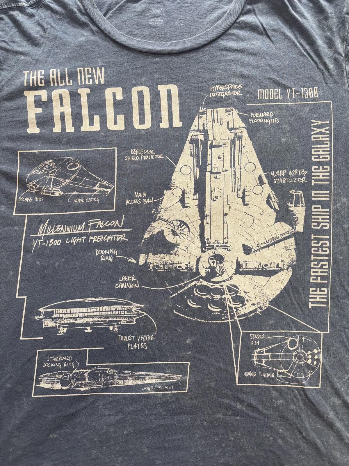 Disney Disney Star Wars Millennium Falcon Graphic Tee Size US L / EU 52-54 / 3 - 2 Thumbnail