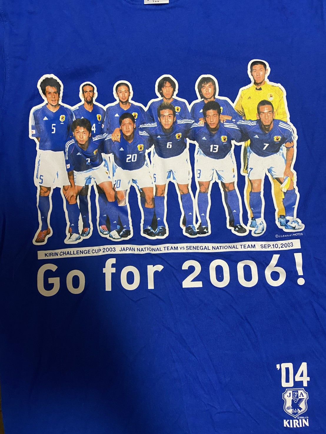Adidas Go for 2006 Kirin Japan International Soccer Tee adidas Size US L / EU 52-54 / 3 - 3 Thumbnail
