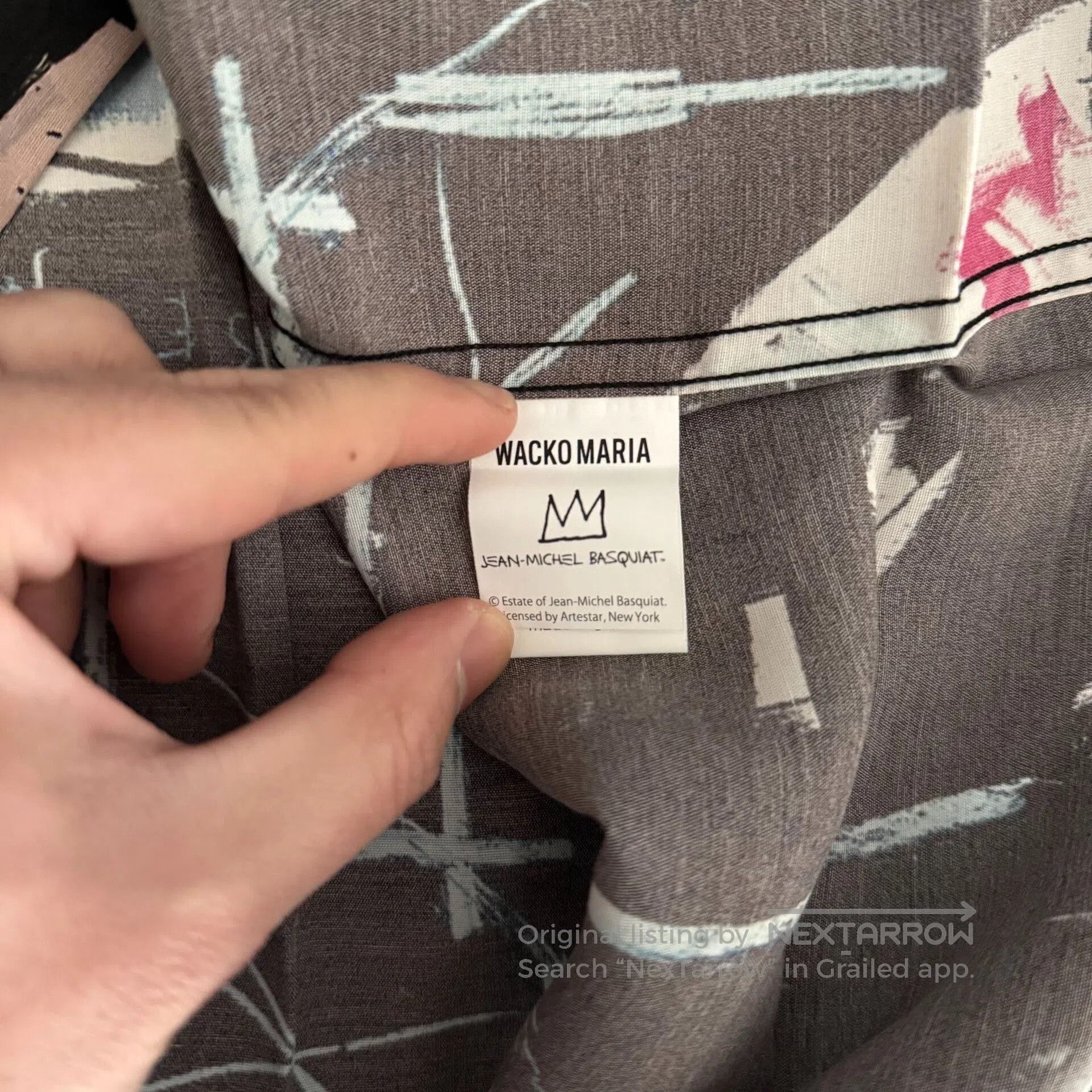 Wacko Maria Wacko Maria Basquiat Short Sleeve Shirt. Size US XL / EU 56 / 4 - 5 Thumbnail