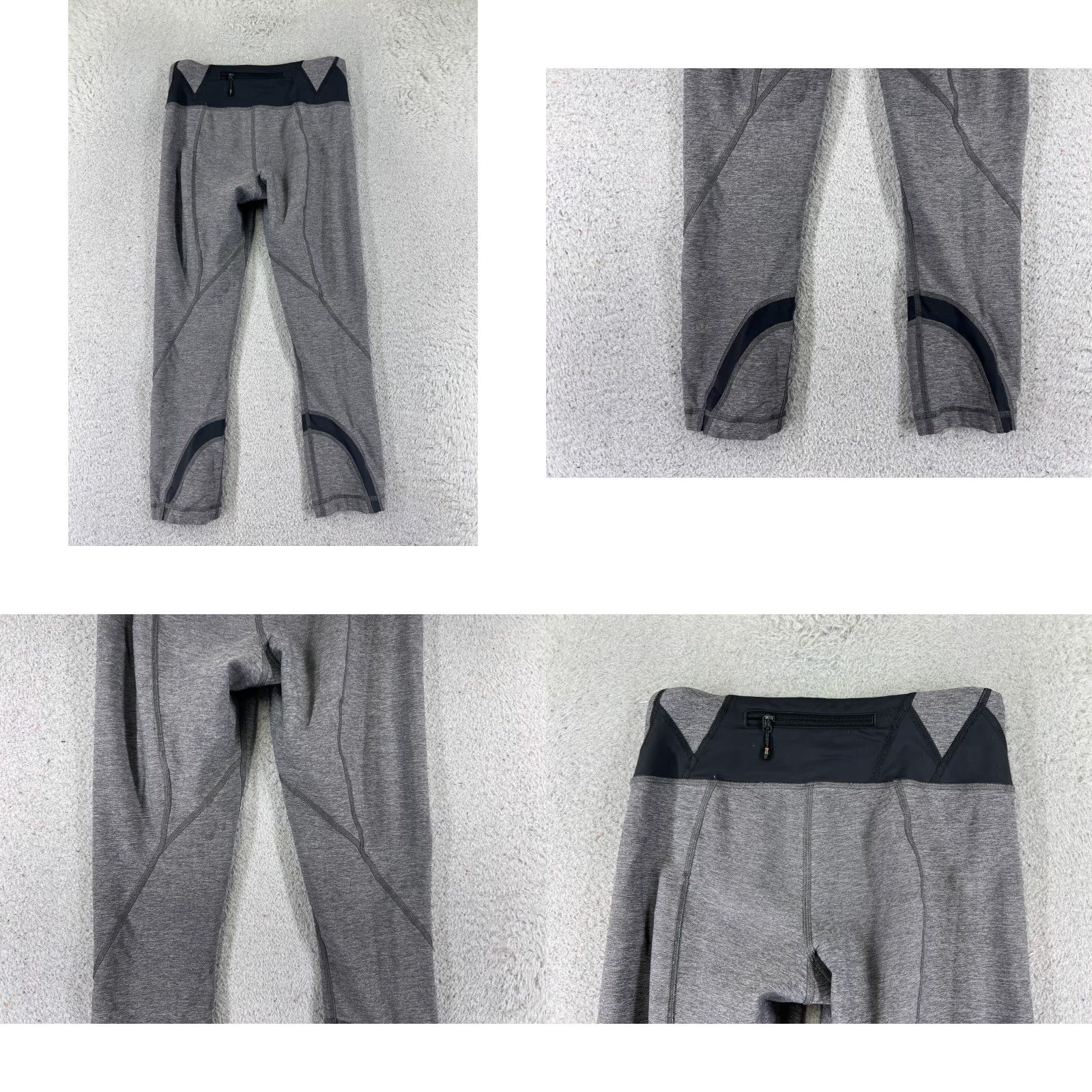 Lululemon Lululemon Pants Womens 4 Gray Inspire Crop II All Luxtreme Run Running W6D03S Size 27" / US 4 / IT 40 - 9 Thumbnail