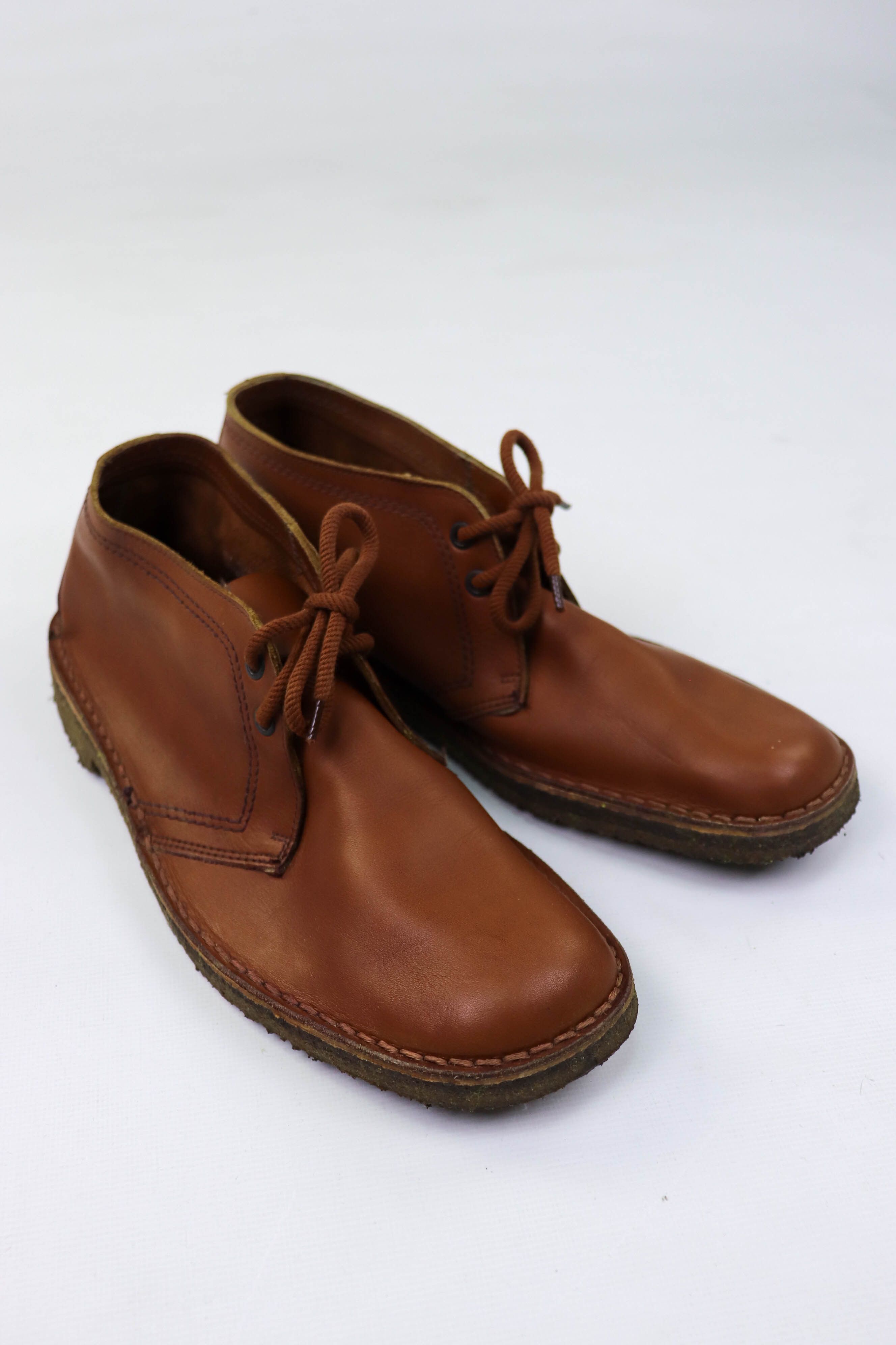 Clarks Clarks Made in England Tan Leather Low Desert Boots Size US 9.5 / EU 42-43 - 7 Thumbnail