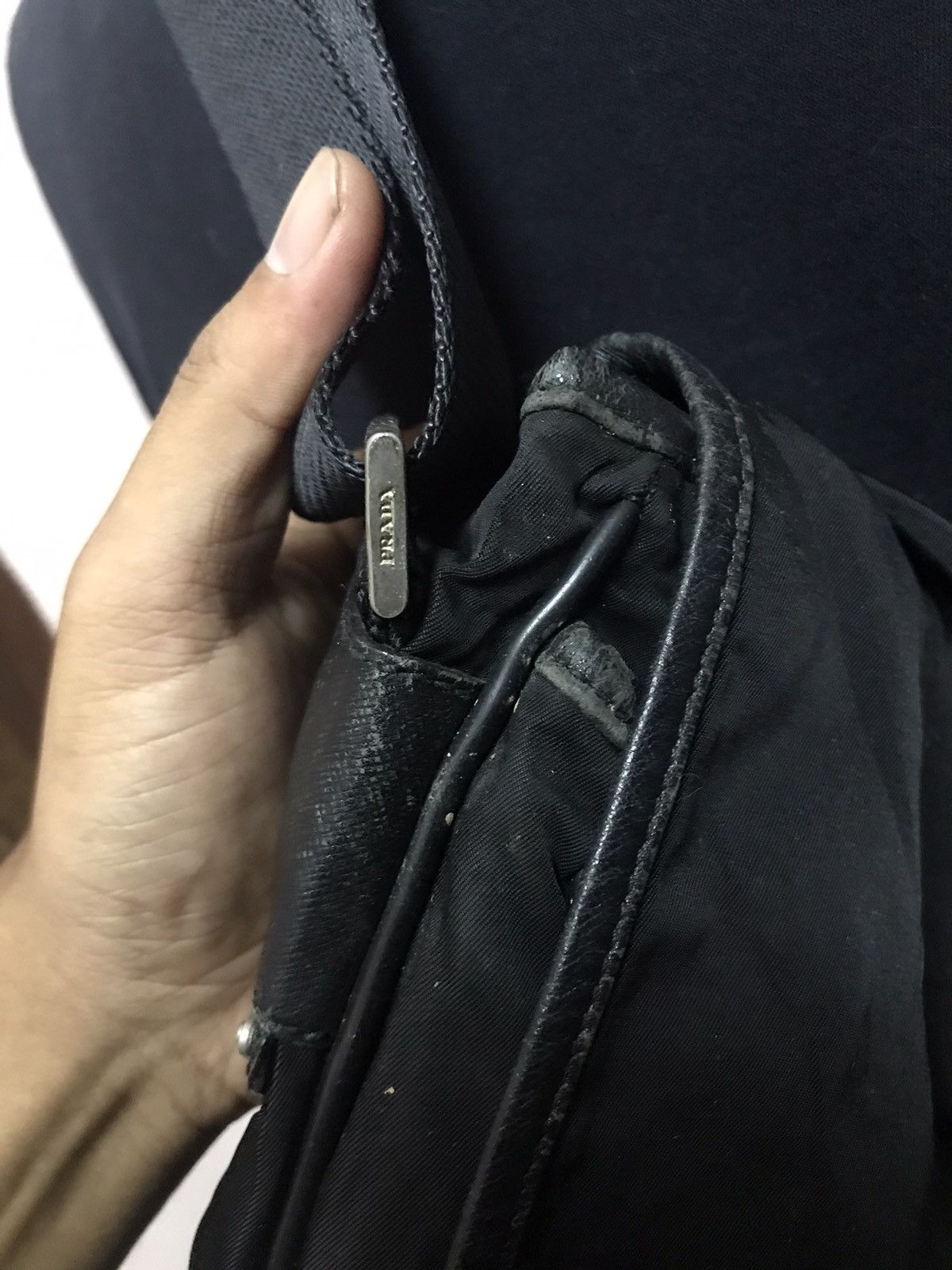Prada AUTHENTIC PRADA BLACK SHOULDER BAG Size ONE SIZE - 6 Thumbnail