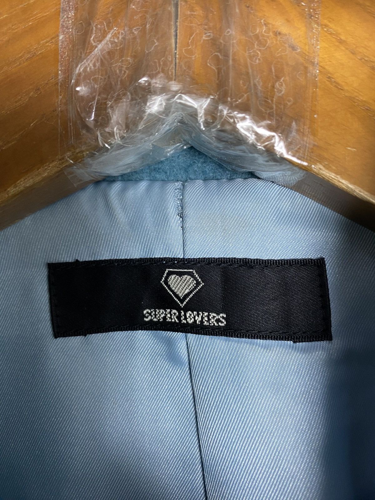 Japanese Brand Rare‼️ Super Lovers Rock Wool Duffle Coat Size M / US 6-8 / IT 42-44 - 4 Thumbnail