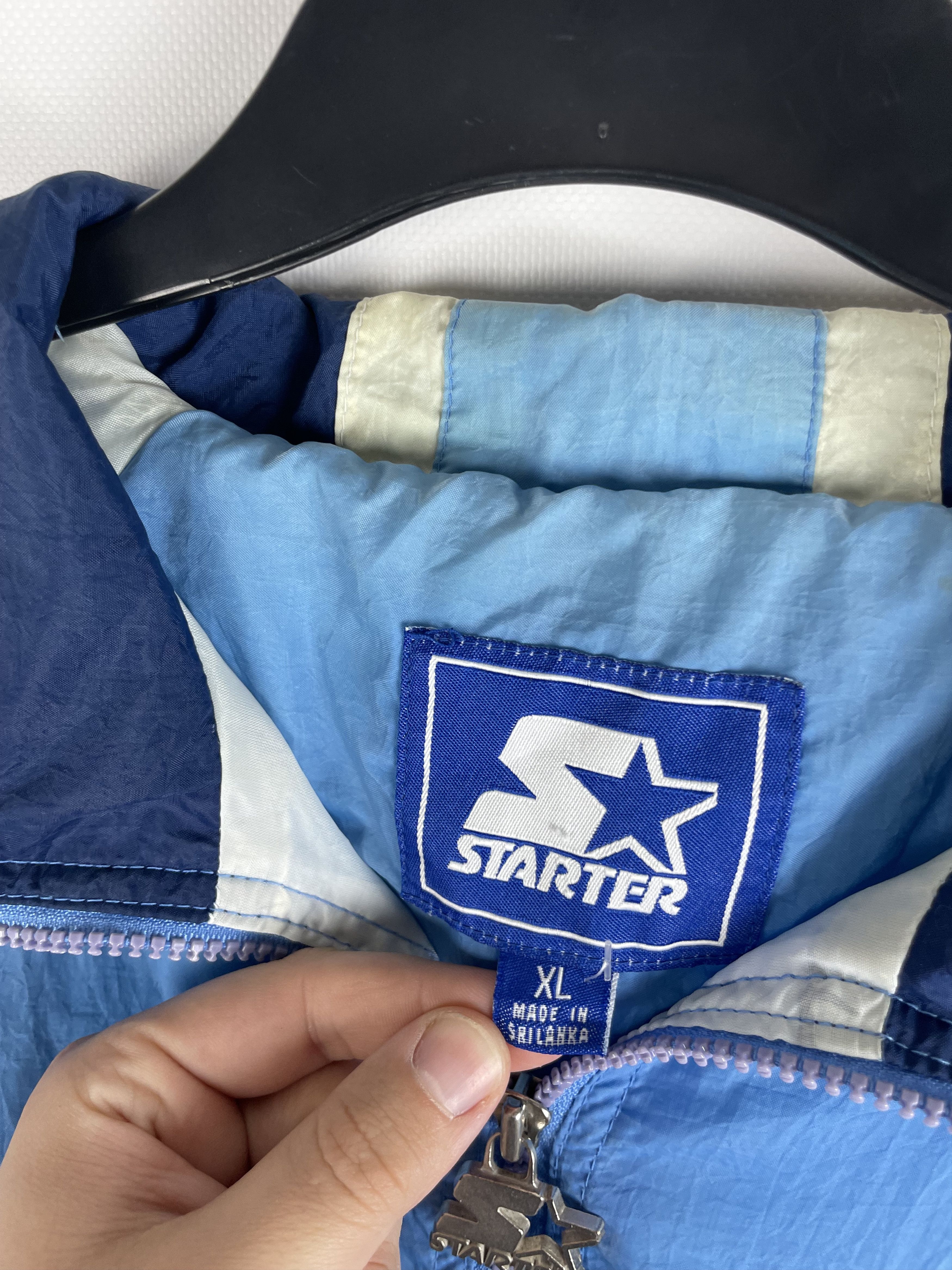 Starter Starter Jacket Carolina Tar Heels Size US XL / EU 56 / 4 - 7 Thumbnail