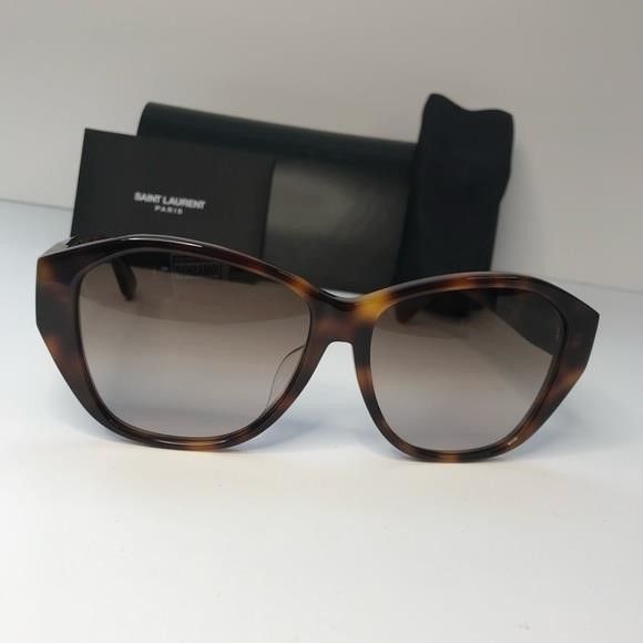 Yves Saint Laurent 💯- New Authentic Saint Laurent SLM8 Cat Eye Havana Brown Fr Size ONE SIZE - 10 Thumbnail