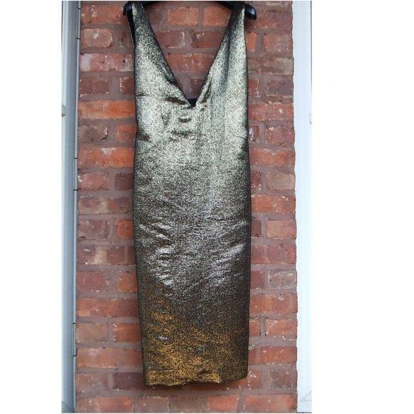 Diane von Furstenberg NWT Diane von Furstenberg Runway Metallic Backless Chastity Size M / US 6-8 / IT 42-44 - 8 Thumbnail