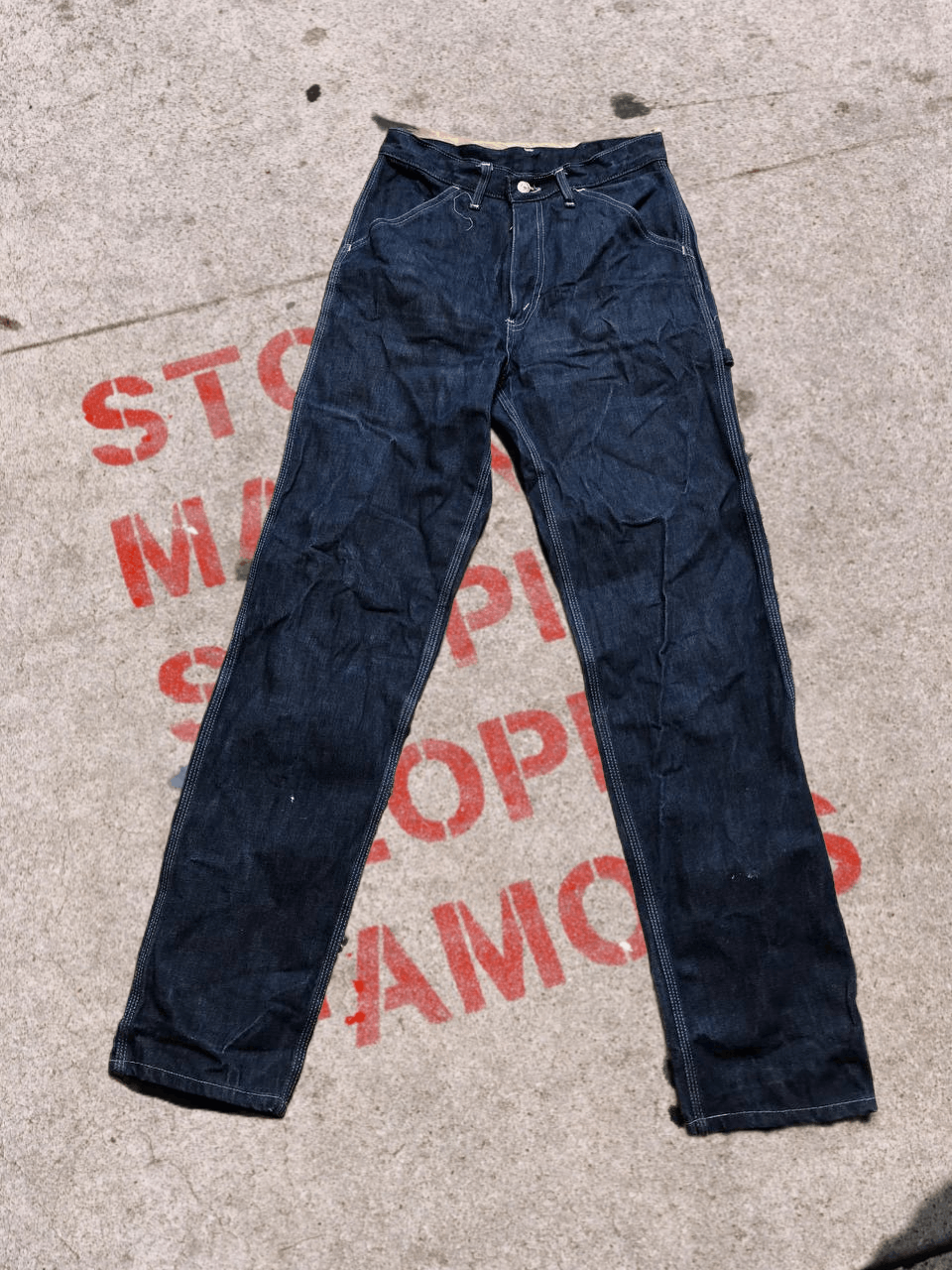 Levi's LEVIS Men’s Straight Fit Denim Jeans Everyday Wear W30 L34 Size US 30 / EU 46 - 1 Thumbnail
